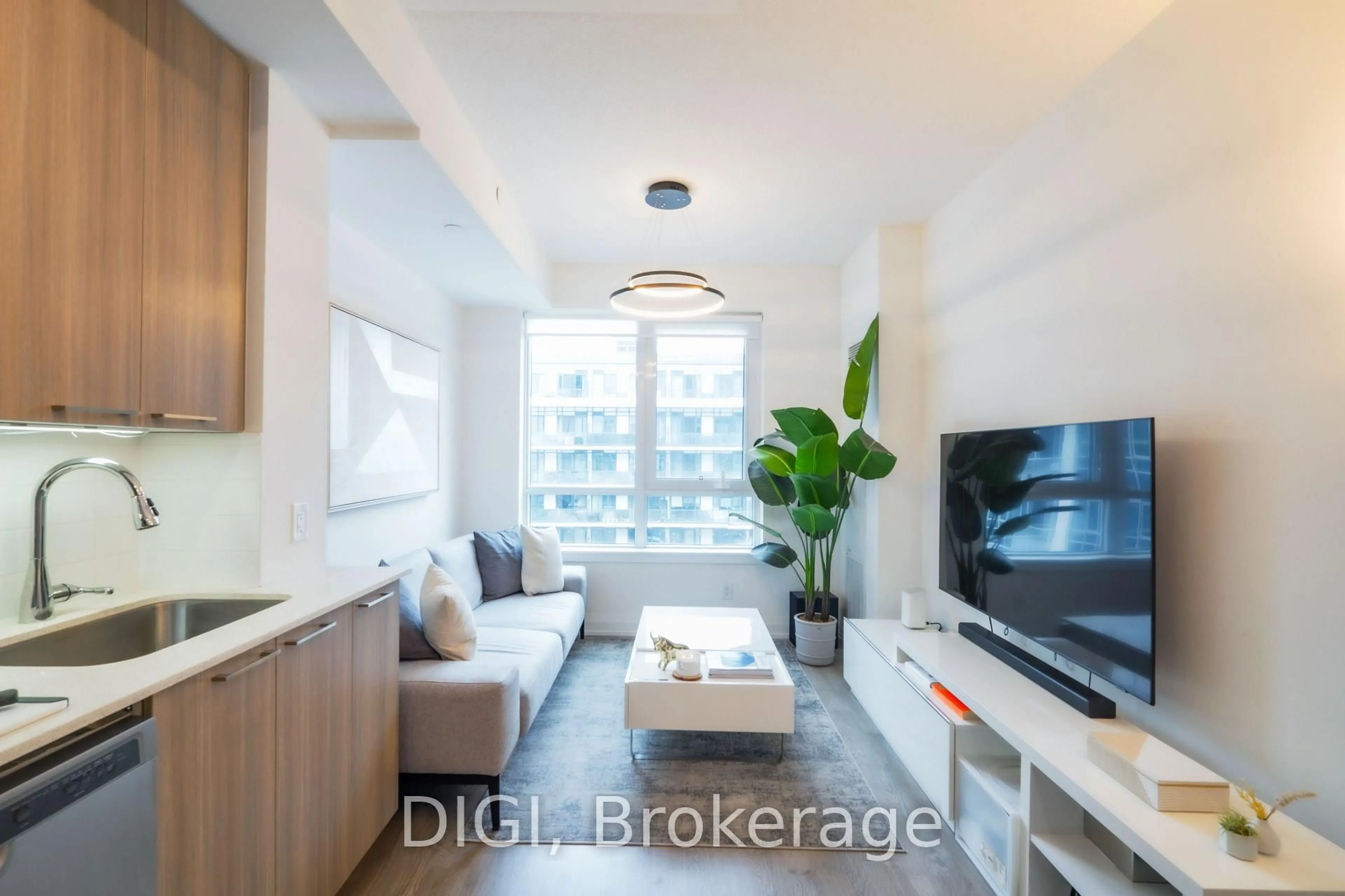 Living room with furniture, unknown for 591 Sheppard Ave #636, Toronto Ontario M2K 0G2