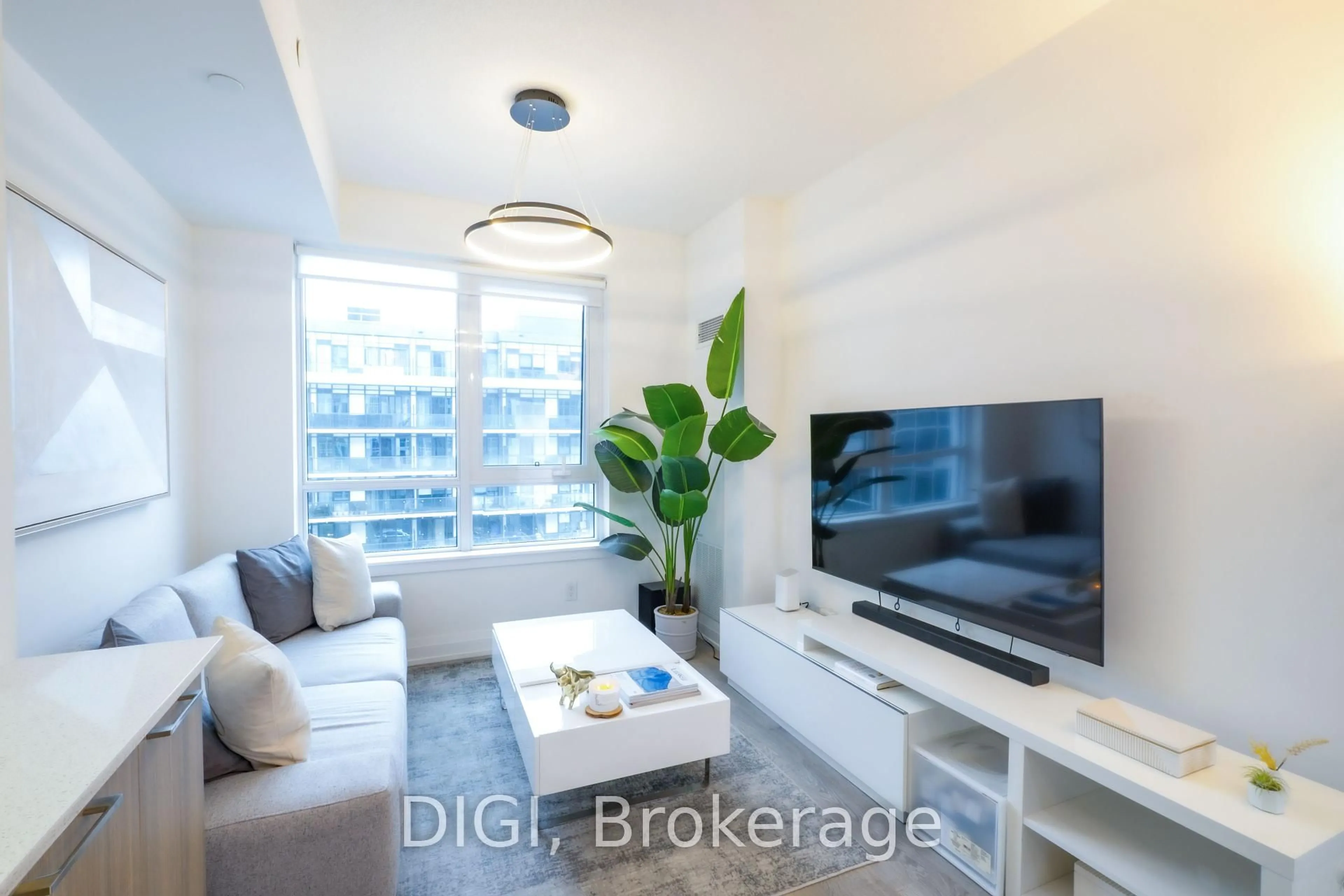 Living room with furniture, unknown for 591 Sheppard Ave #636, Toronto Ontario M2K 0G2