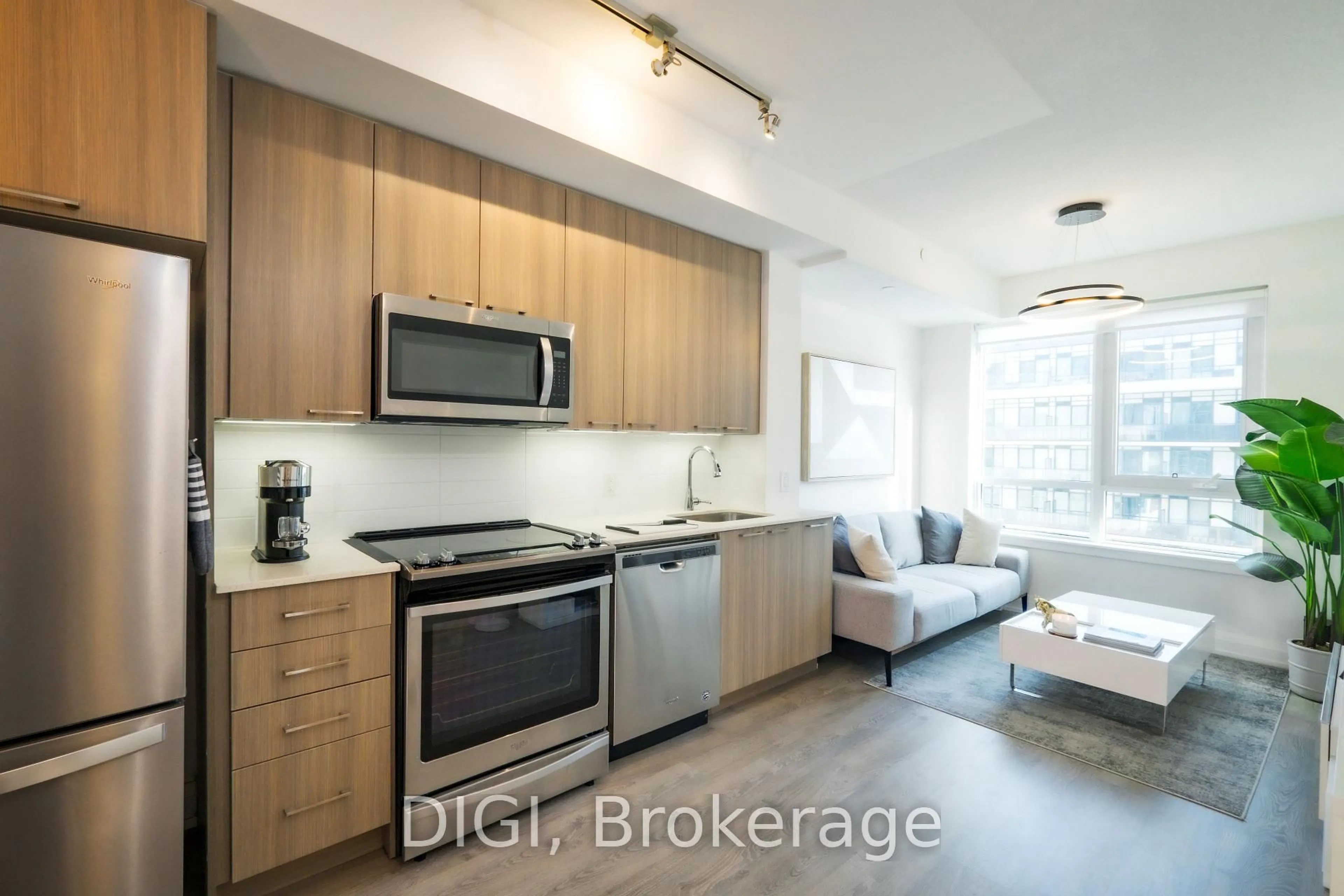 Open concept kitchen, unknown for 591 Sheppard Ave #636, Toronto Ontario M2K 0G2
