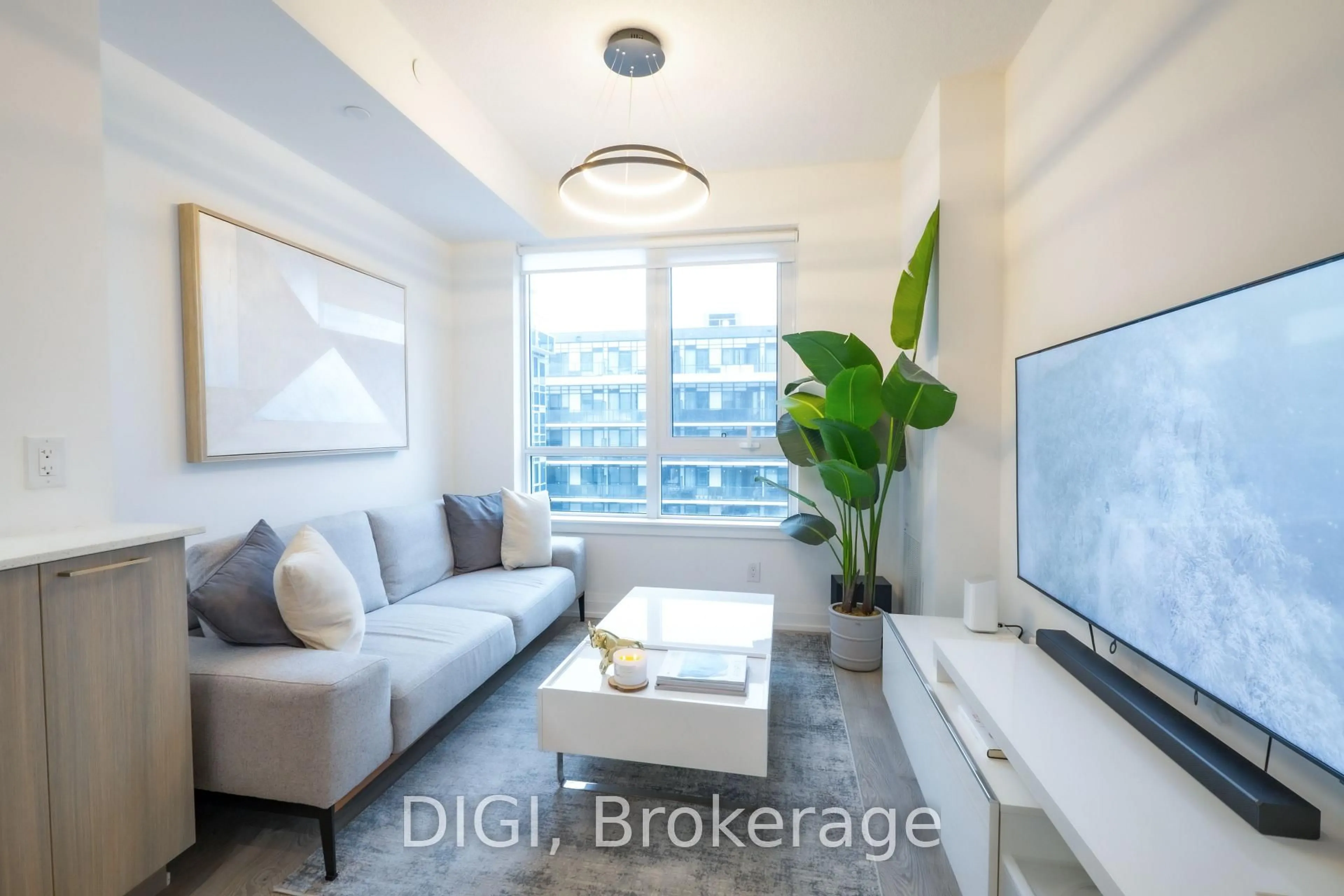 Living room with furniture, unknown for 591 Sheppard Ave #636, Toronto Ontario M2K 0G2
