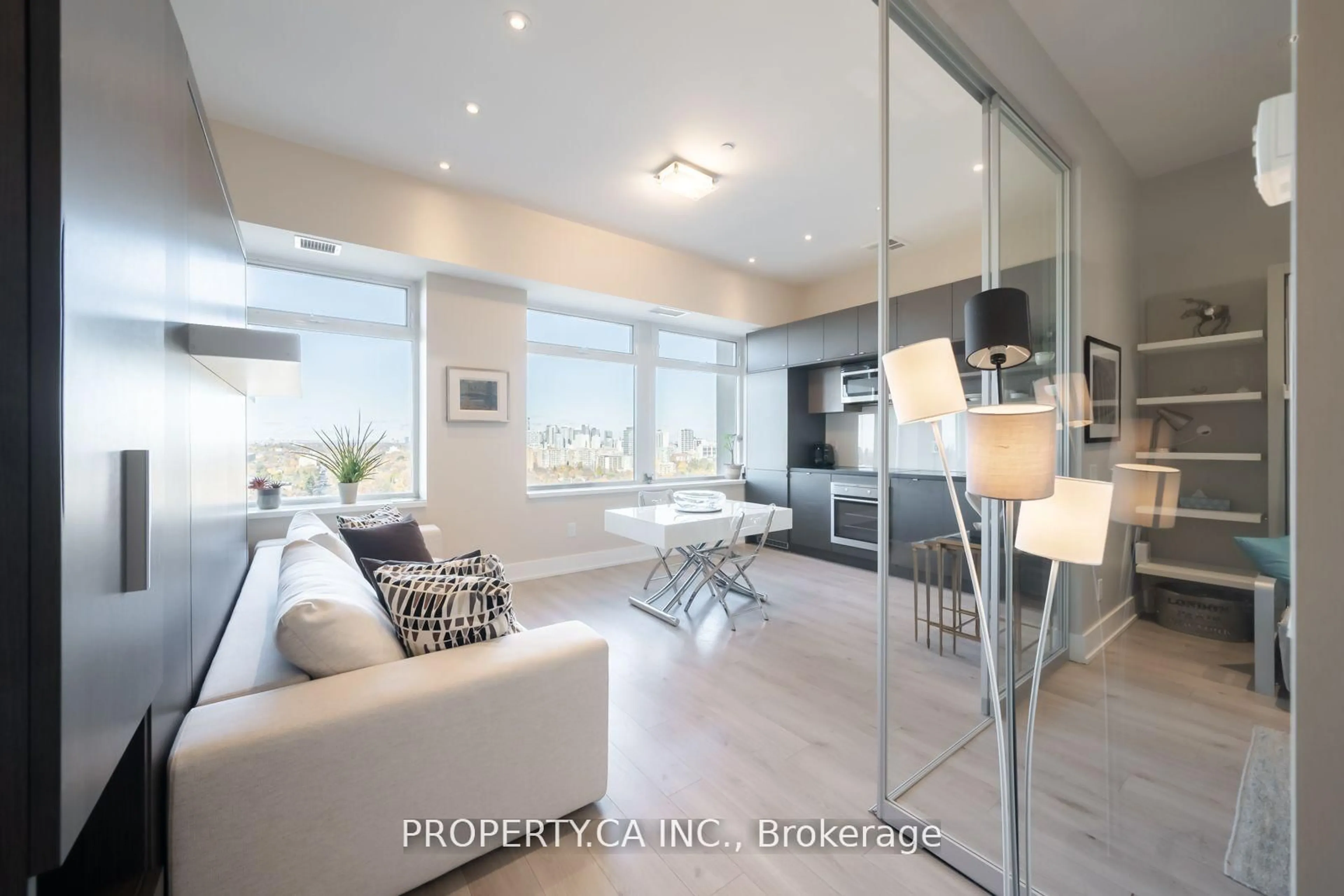 Living room with furniture, unknown for 111 St Clair Ave #1728, Toronto Ontario M4V 1N5
