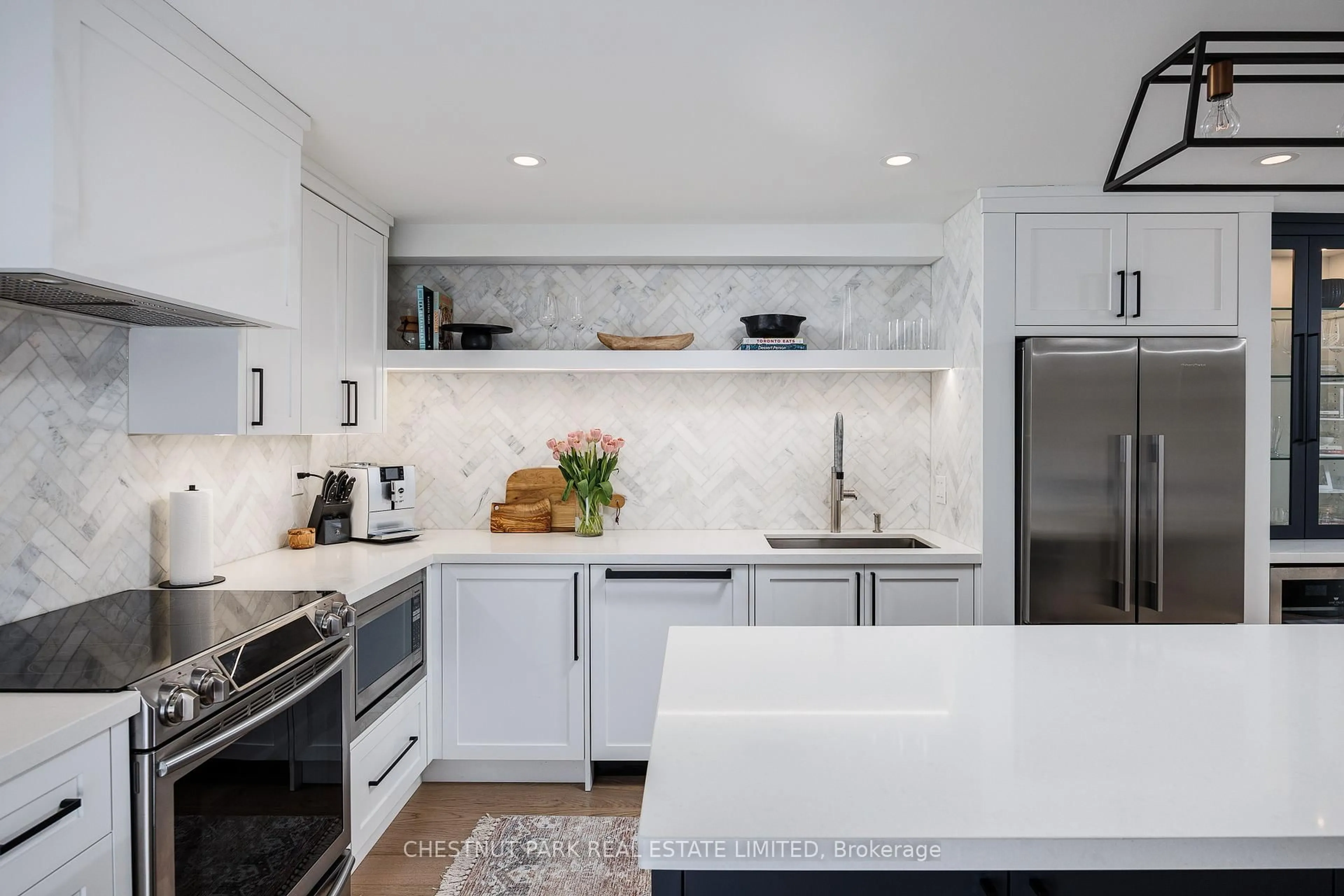Contemporary kitchen, ceramic/tile floor for 40 Oaklands Ave #203, Toronto Ontario M4V 2Z3