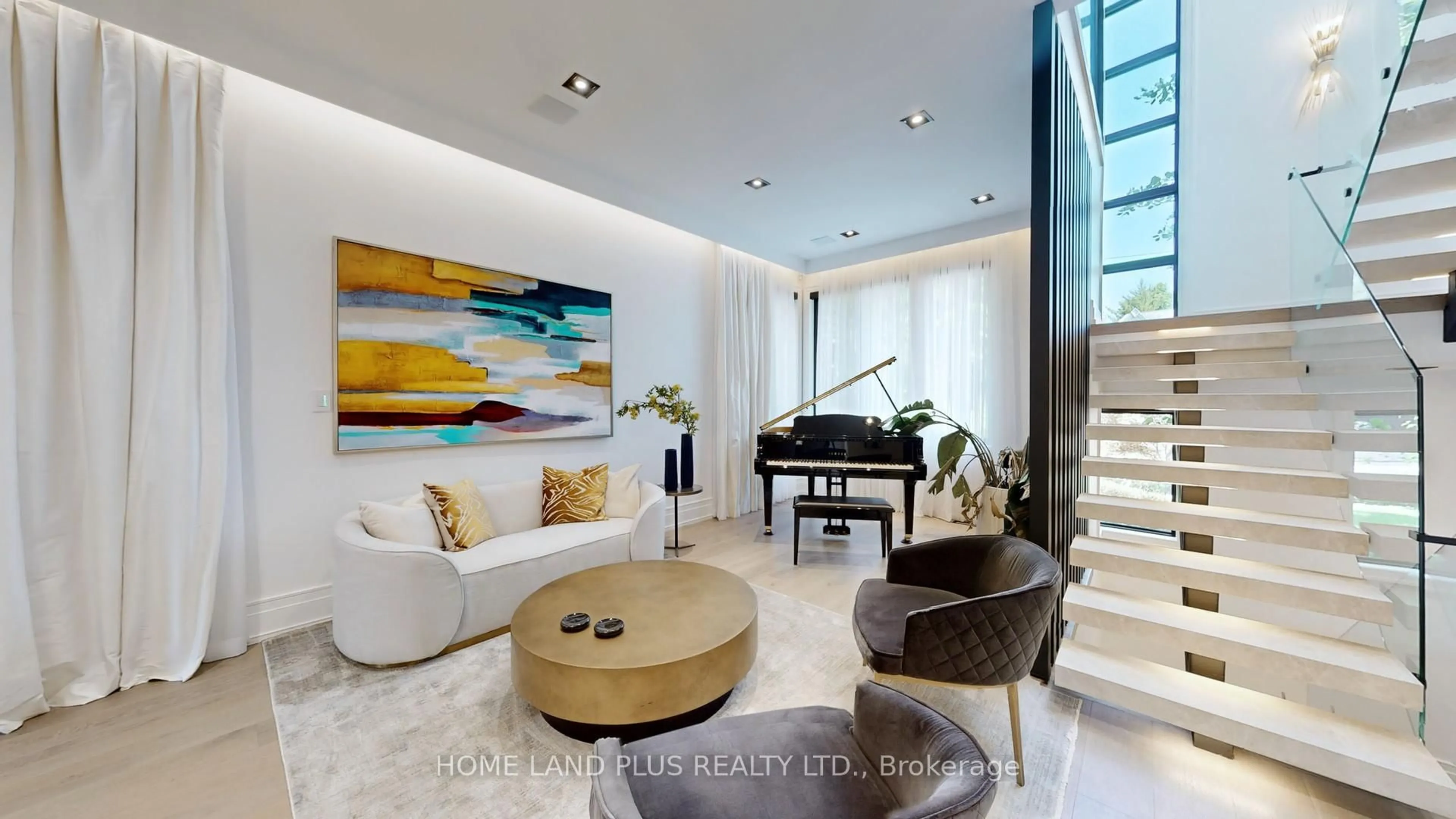Living room with furniture, unknown for 127 Ridley Blvd, Toronto Ontario M5M 3L8