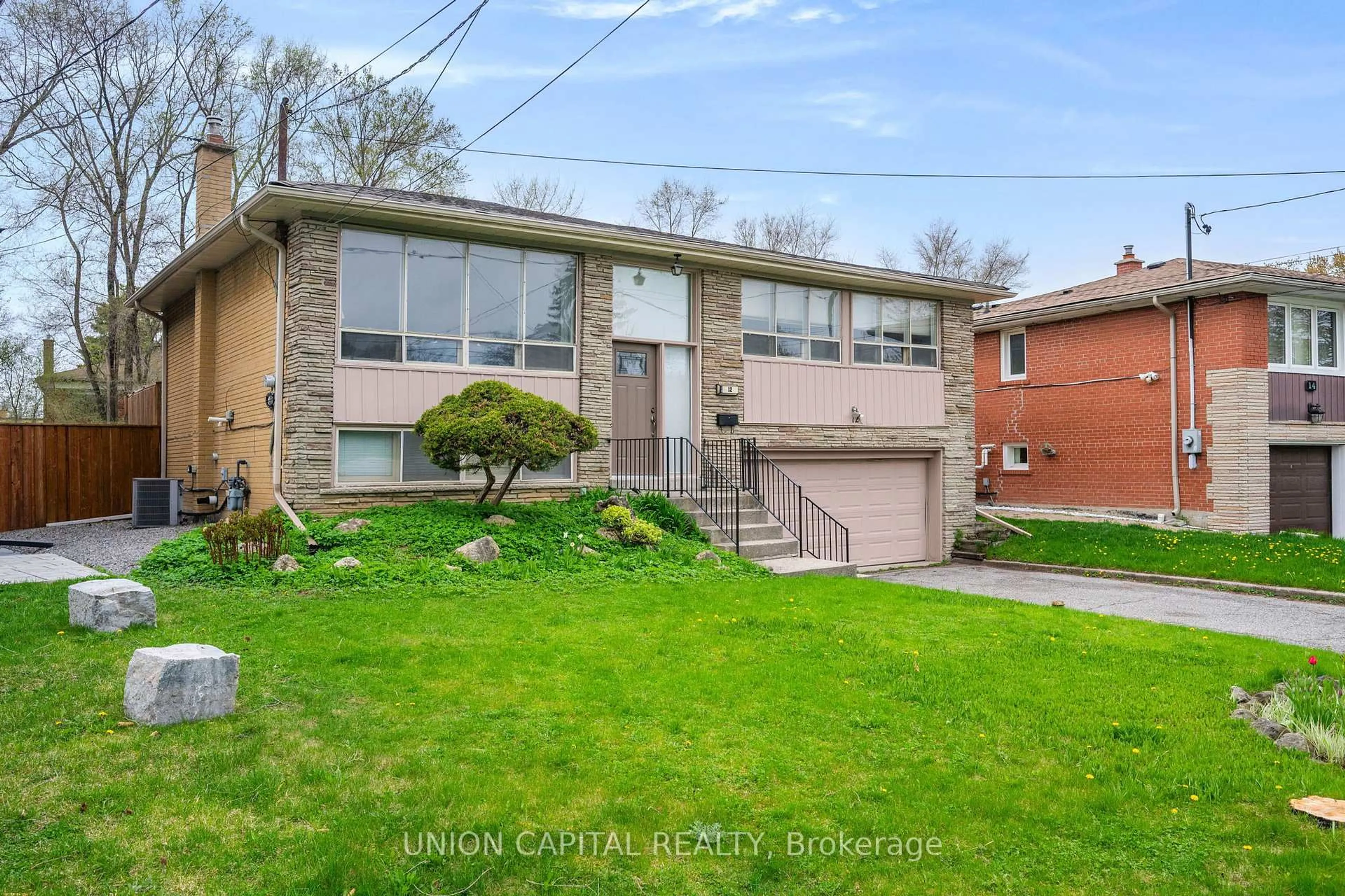 Home with brick exterior material, street for 12 Purdon Dr, Toronto Ontario M3H 4W8