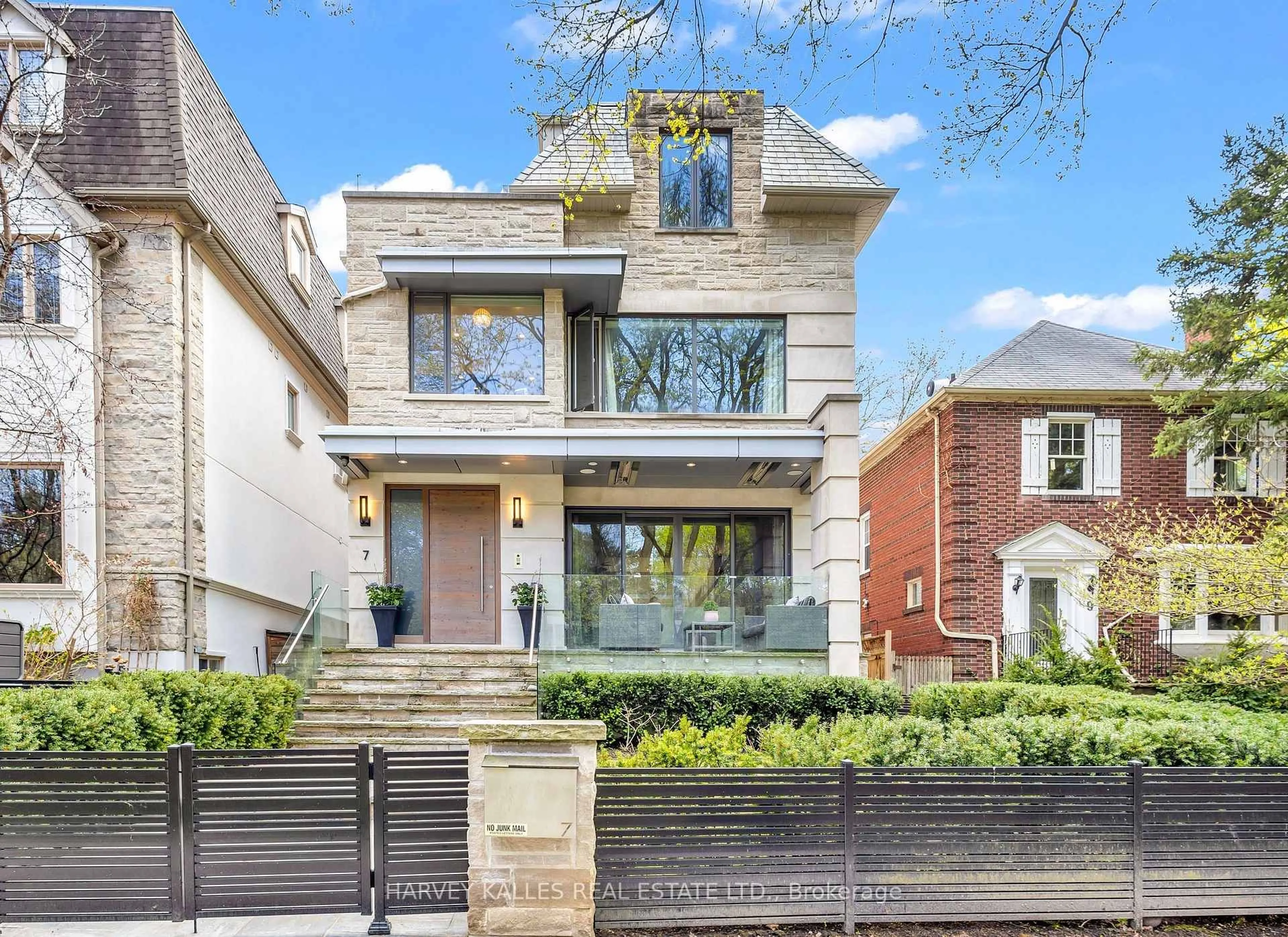 Home with brick exterior material, street for 7 Relmar Gdns, Toronto Ontario M5P 1S1