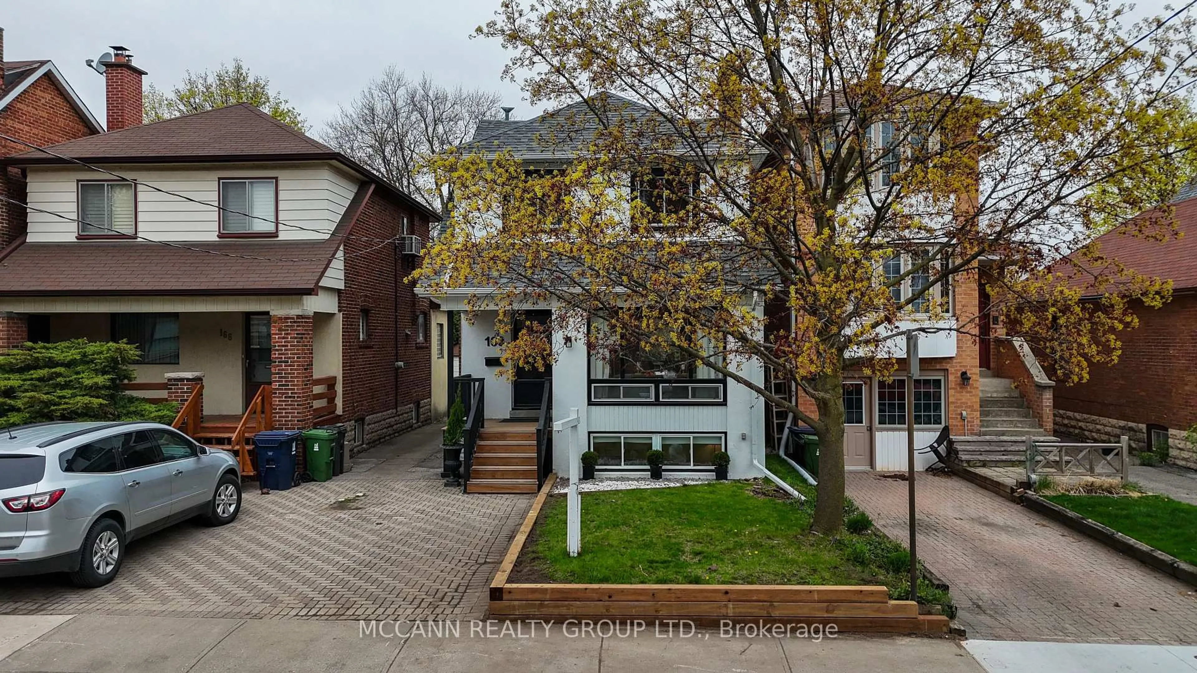 Home with brick exterior material, street for 168 Roslin Ave, Toronto Ontario M4N 1Z6