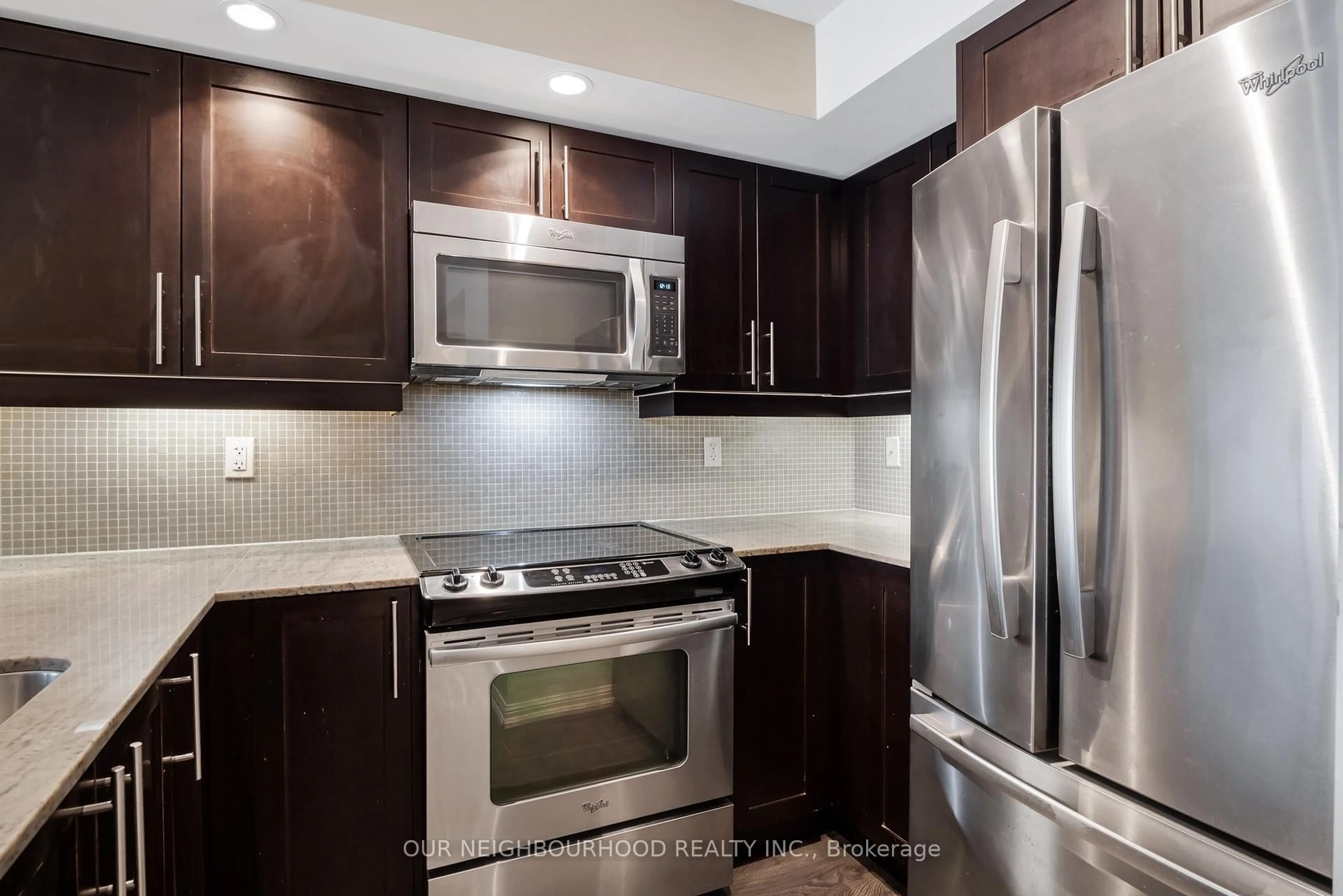 Standard kitchen, ceramic/tile floor for 85 East Liberty St #602, Toronto Ontario M6K 0A2