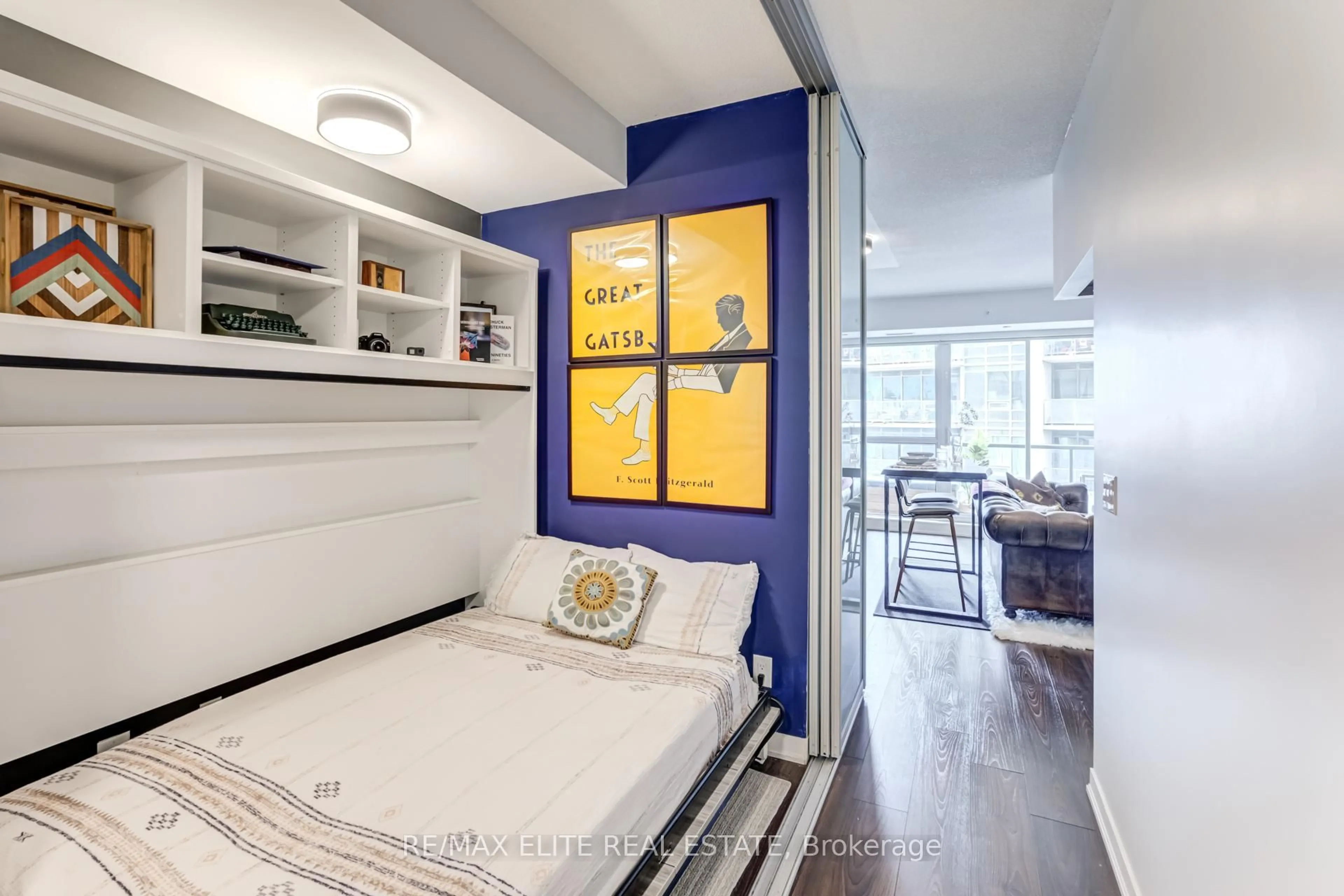 Bedroom with bed, unknown for 51 East Liberty St #715, Toronto Ontario M6K 3P8
