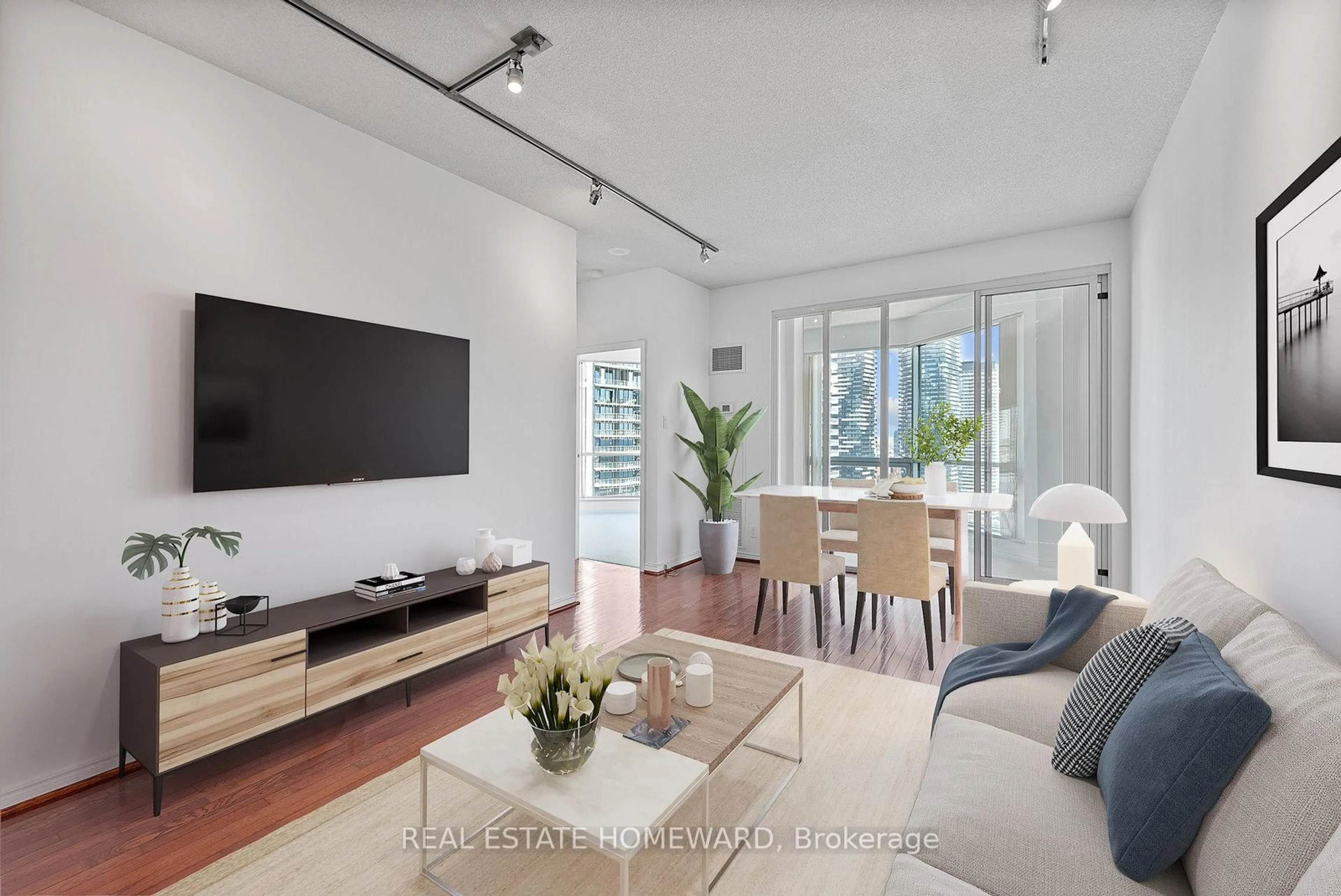 Living room with furniture, unknown for 10 Yonge St #3408, Toronto Ontario M5E 1R4