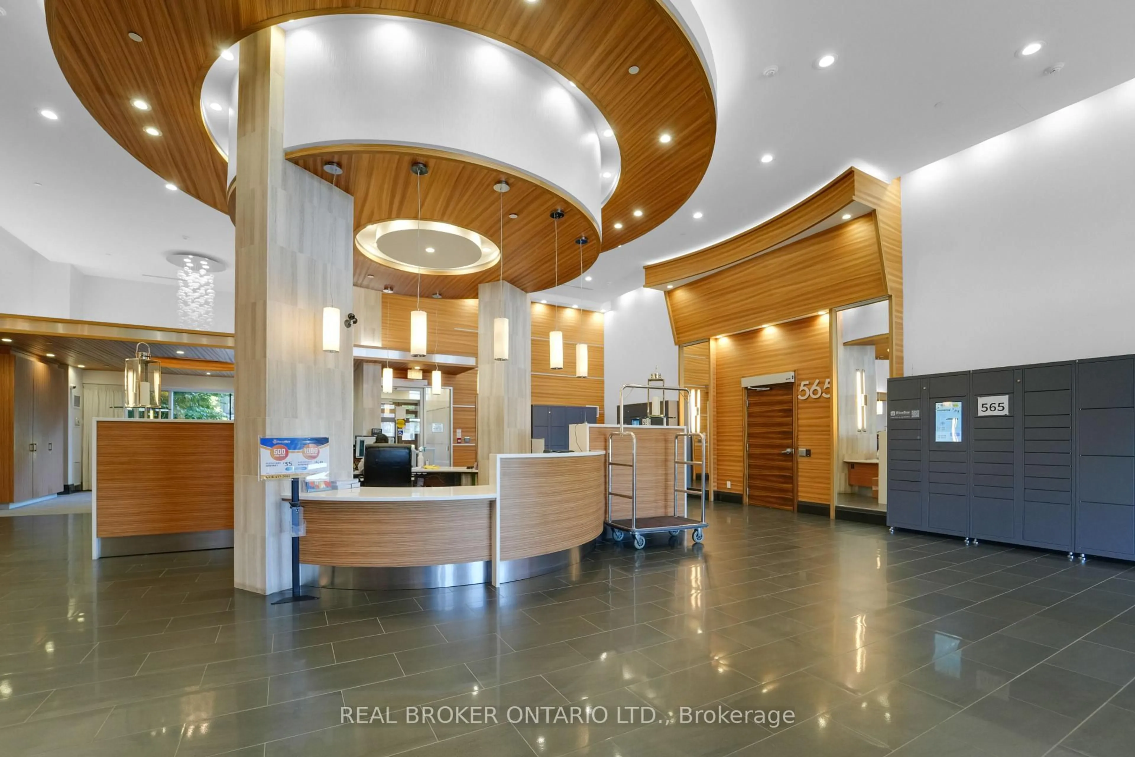 Lobby for 555 Wilson Ave #E809, Toronto Ontario M3H 0C5
