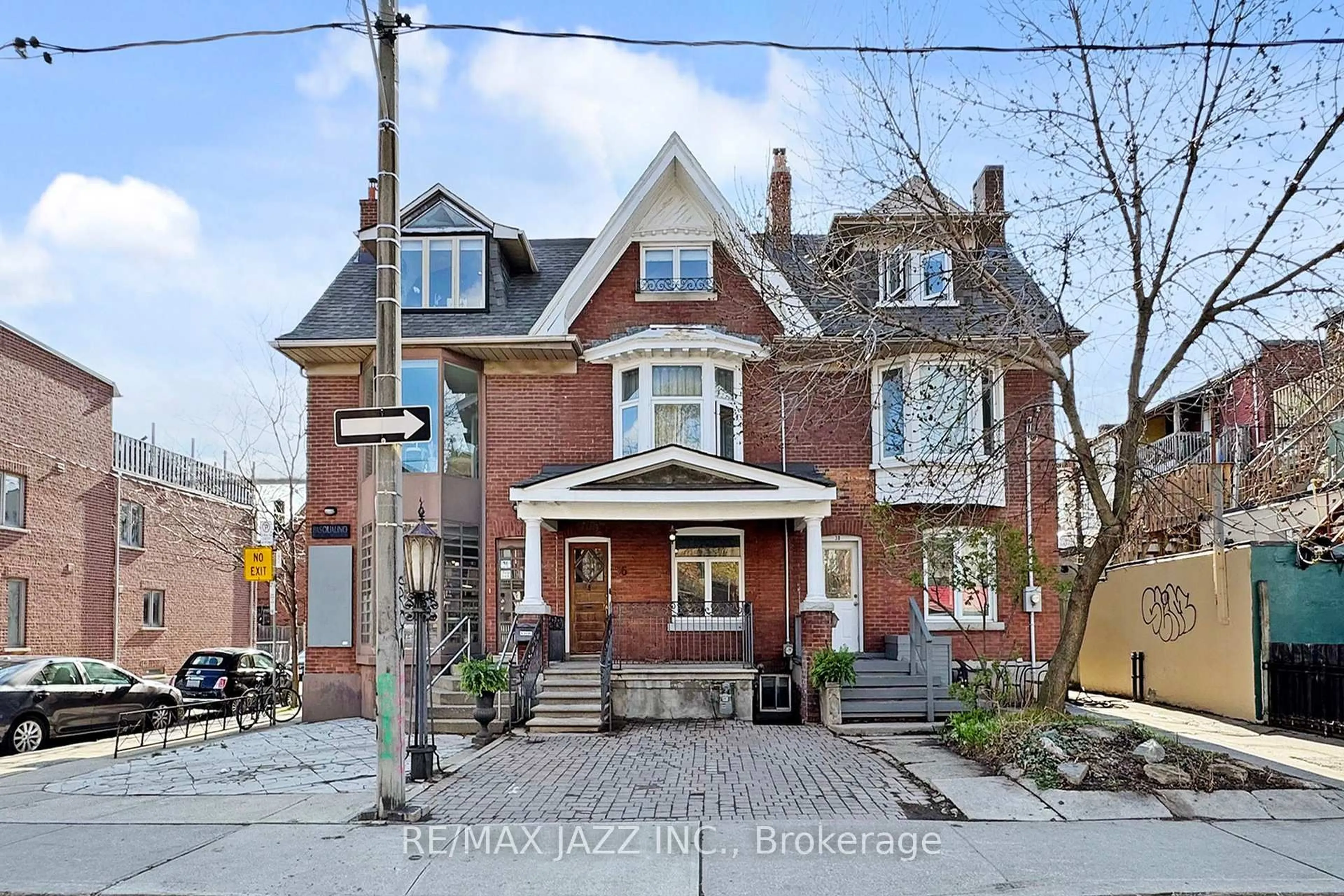 Home with brick exterior material, street for 36 Clinton St, Toronto Ontario M6J 2P2