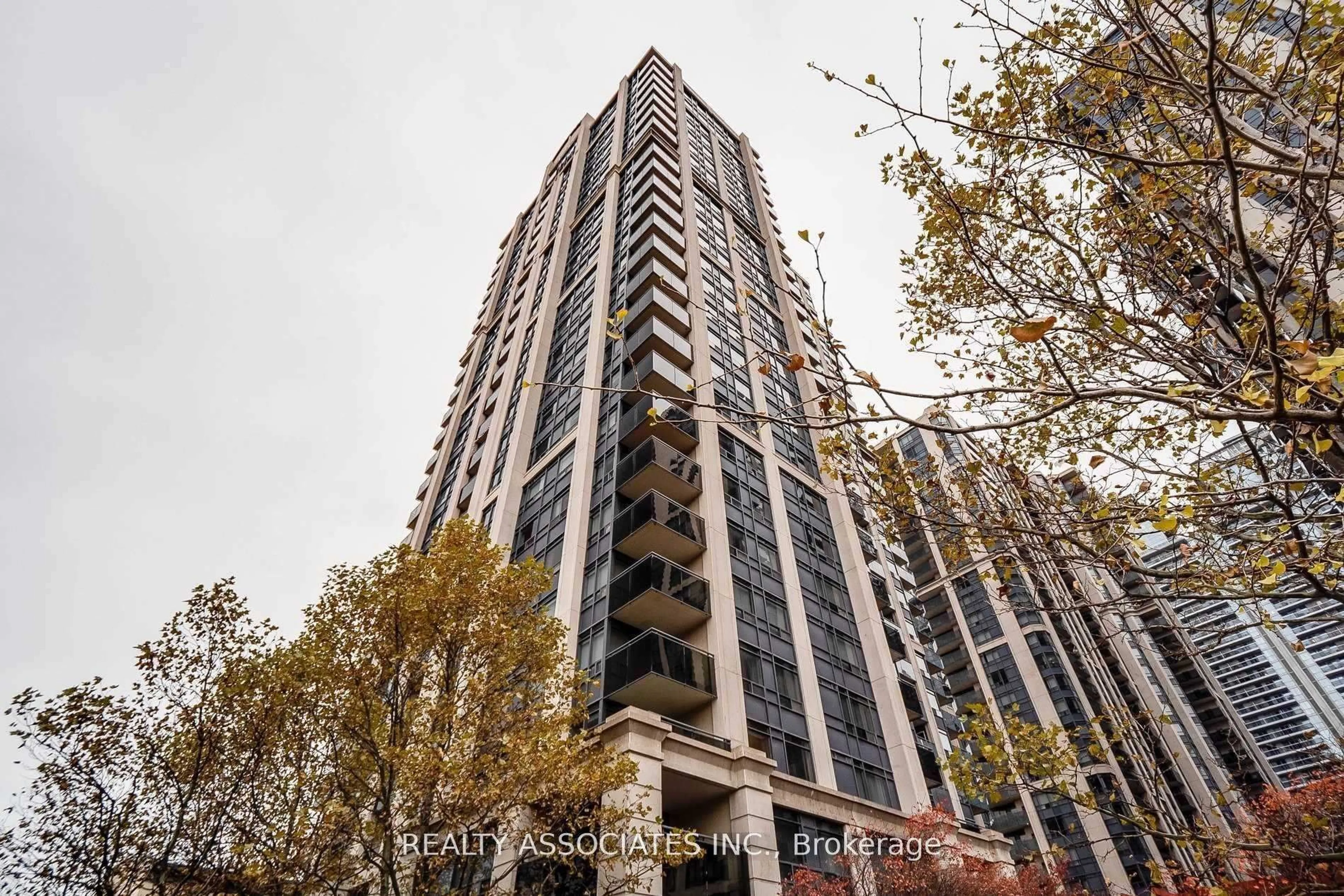 A pic from outside/outdoor area/front of a property/back of a property/a pic from drone, building for 153 Beecroft Rd #2811, Toronto Ontario M2N 7C5