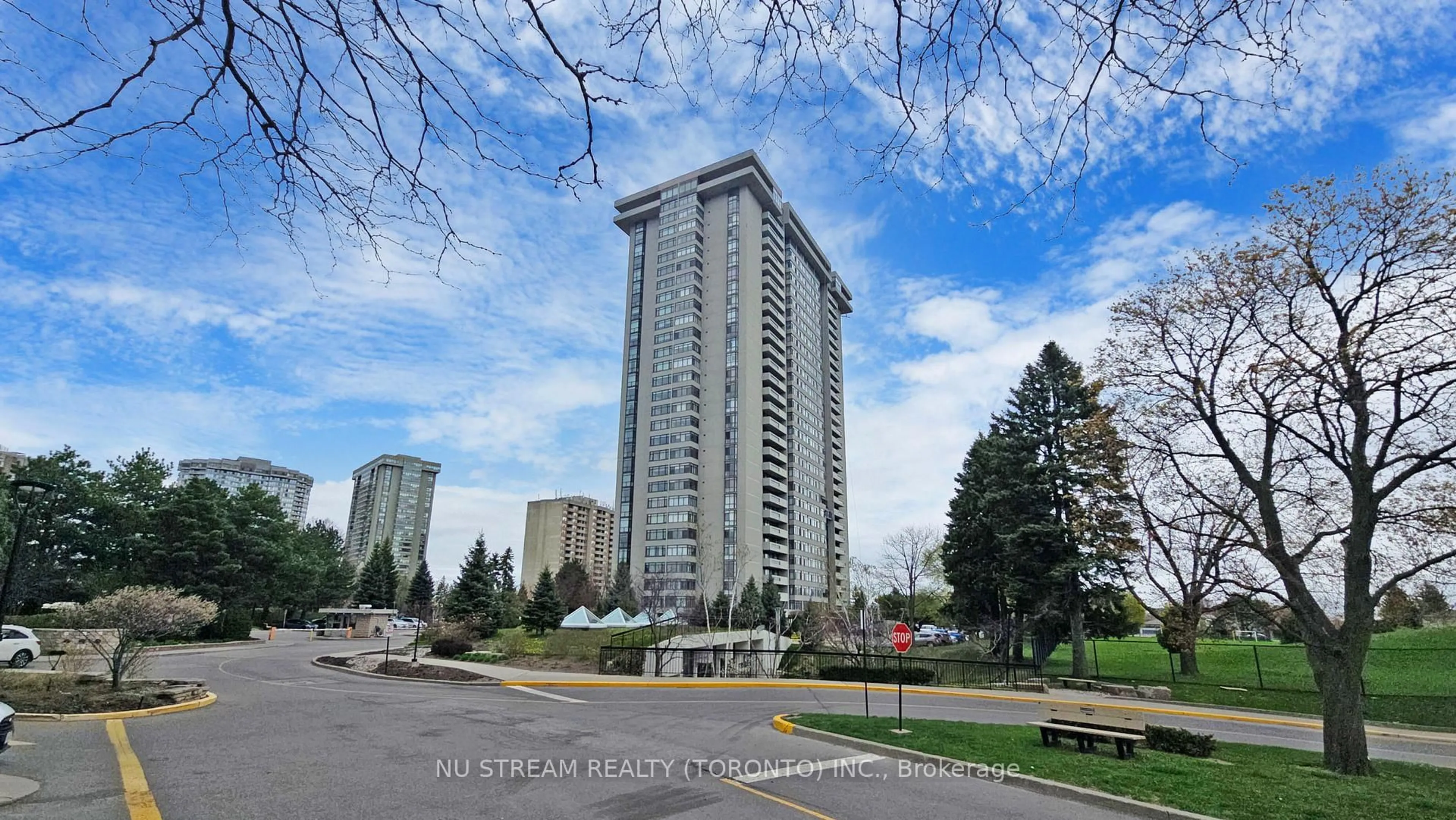 A pic from outside/outdoor area/front of a property/back of a property/a pic from drone, unknown for 1555 Finch Ave #2406, Toronto Ontario M2J 4X9