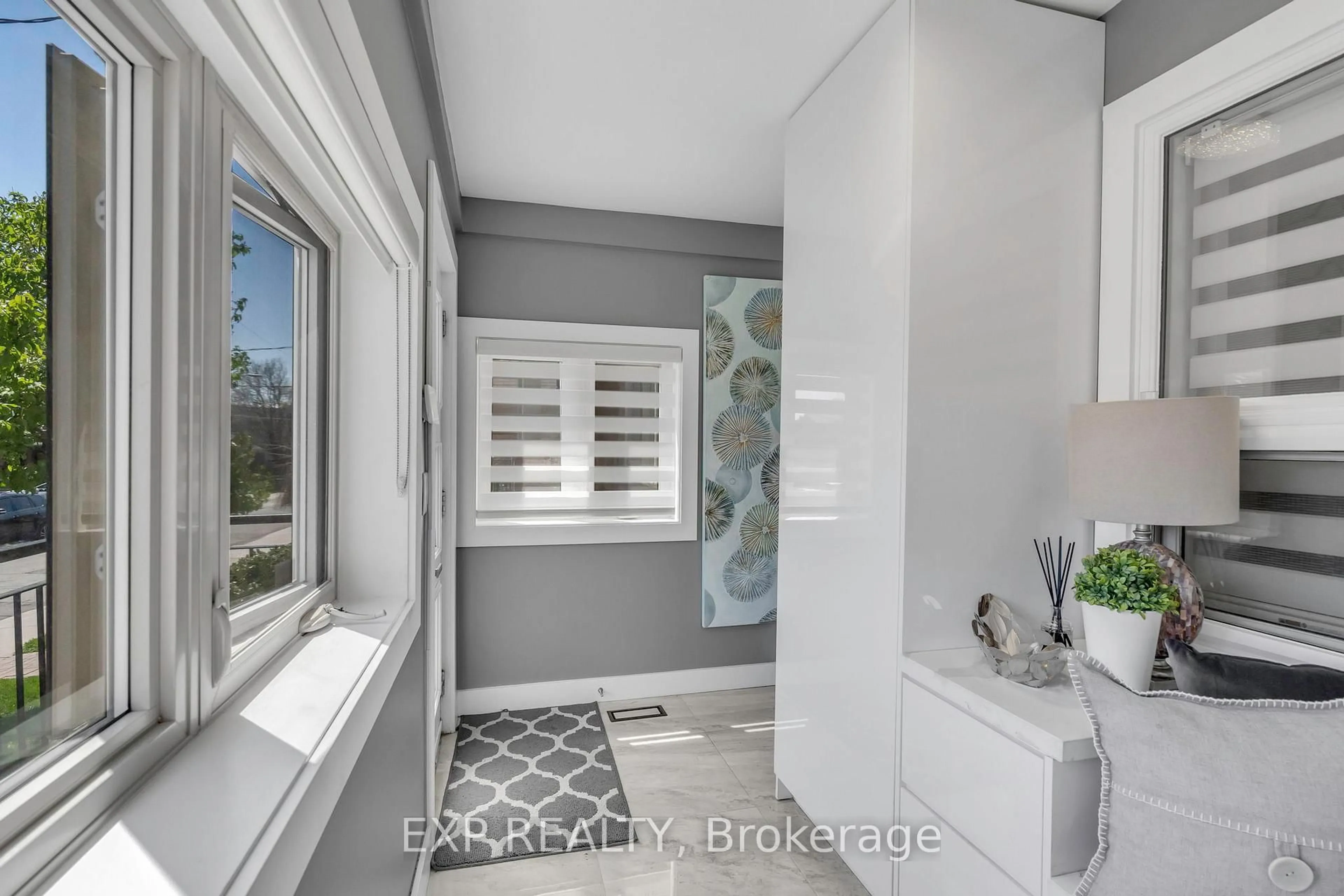Contemporary bathroom, ceramic/tile floor for 32 Amherst Ave, Toronto Ontario M6E 1Z3