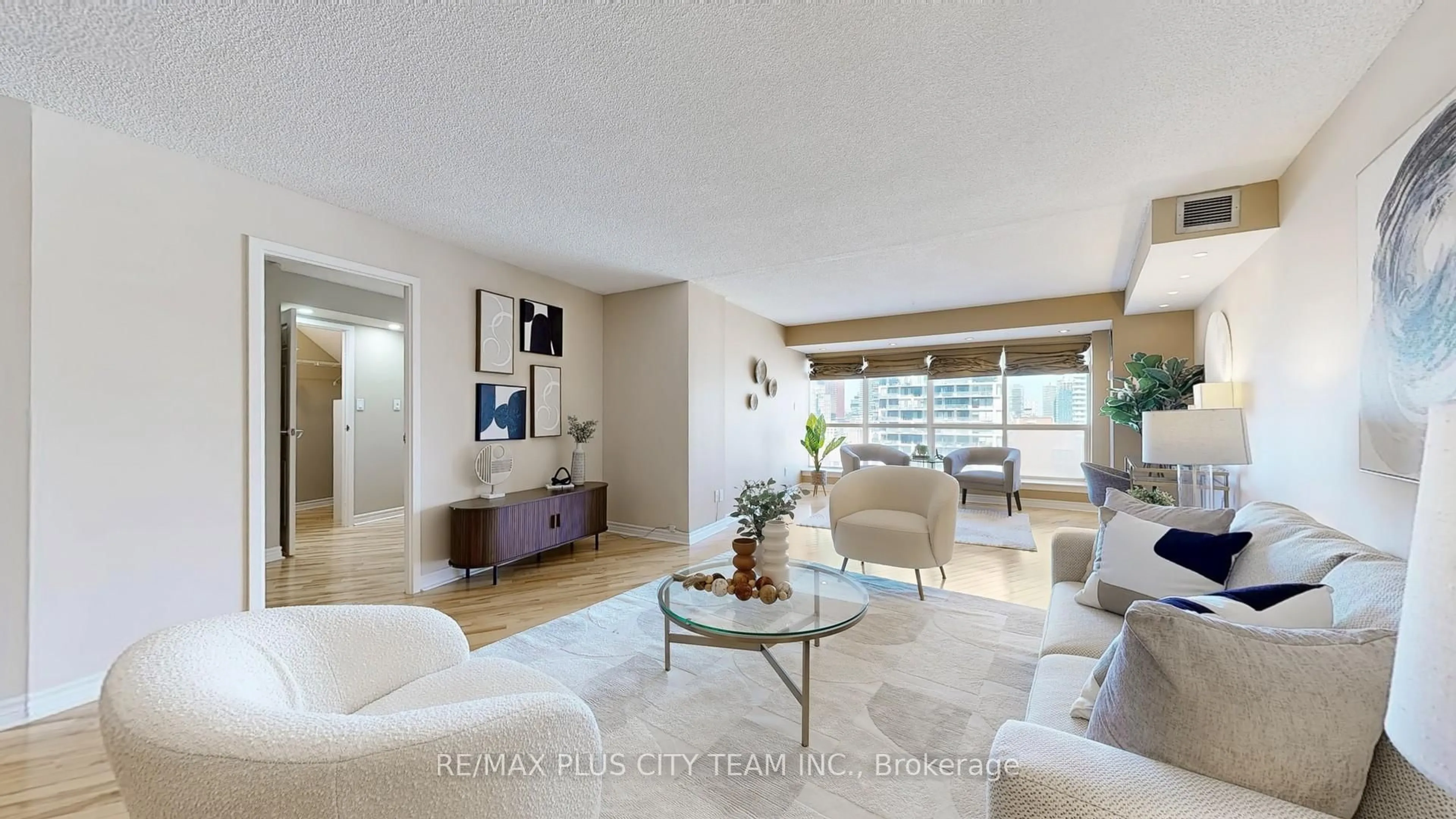 Living room with furniture, unknown for 25 The Esplanade N/A #1615, Toronto Ontario M5E 1W5