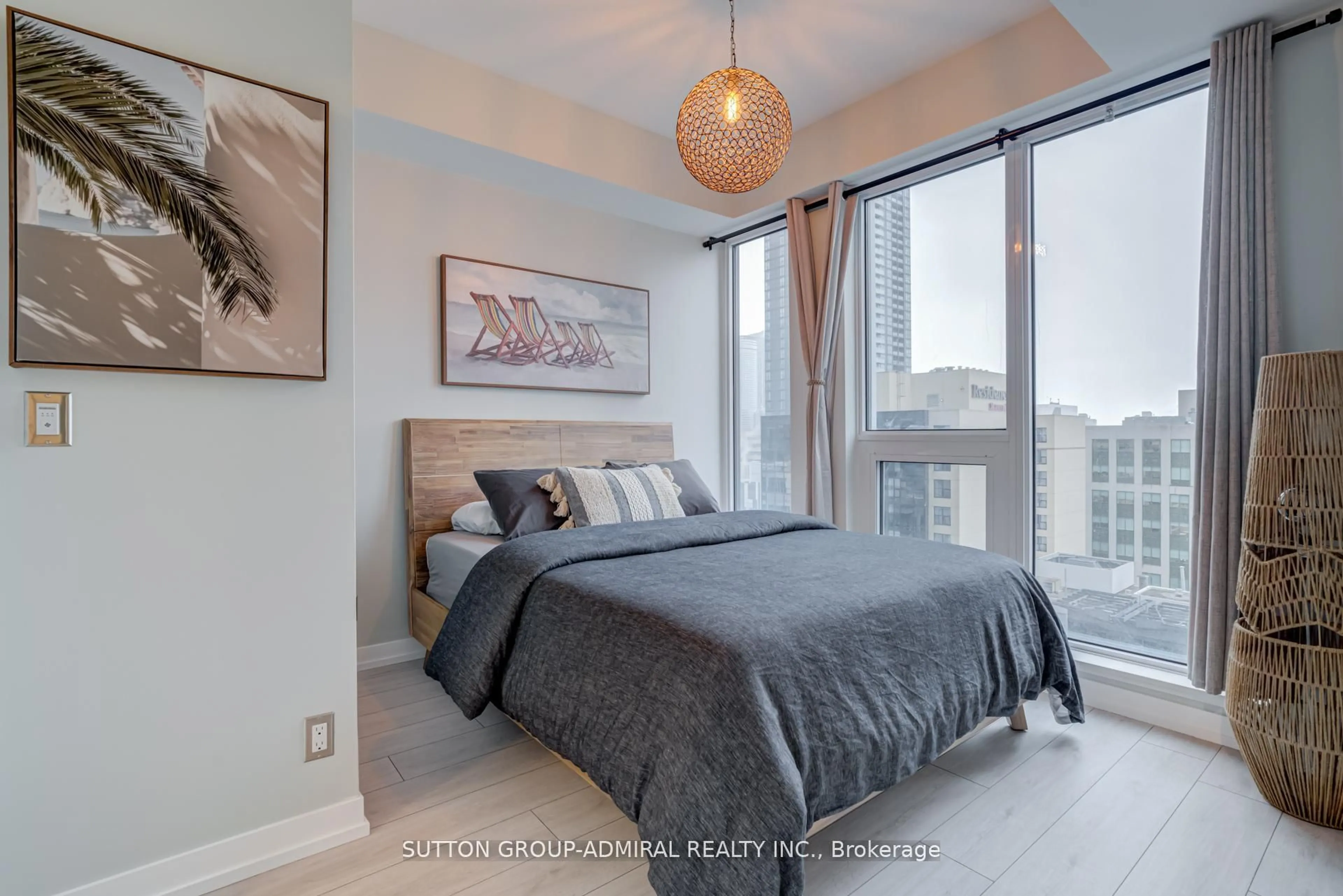 Bedroom with bed, unknown for 55 Mercer St #2112, Toronto Ontario M5V 3W2