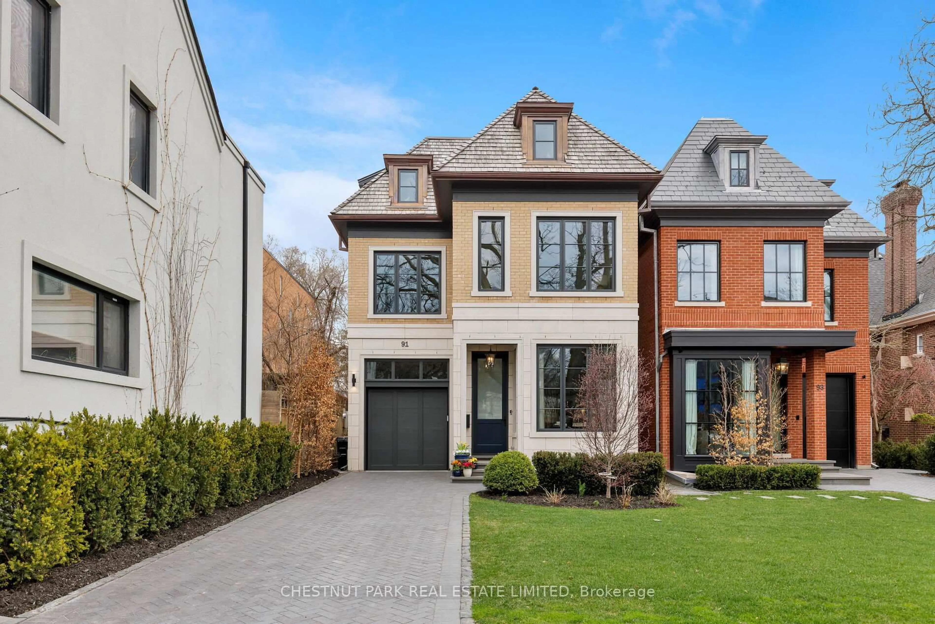 Home with brick exterior material, street for 91 Inglewood Dr, Toronto Ontario M4T 1H4