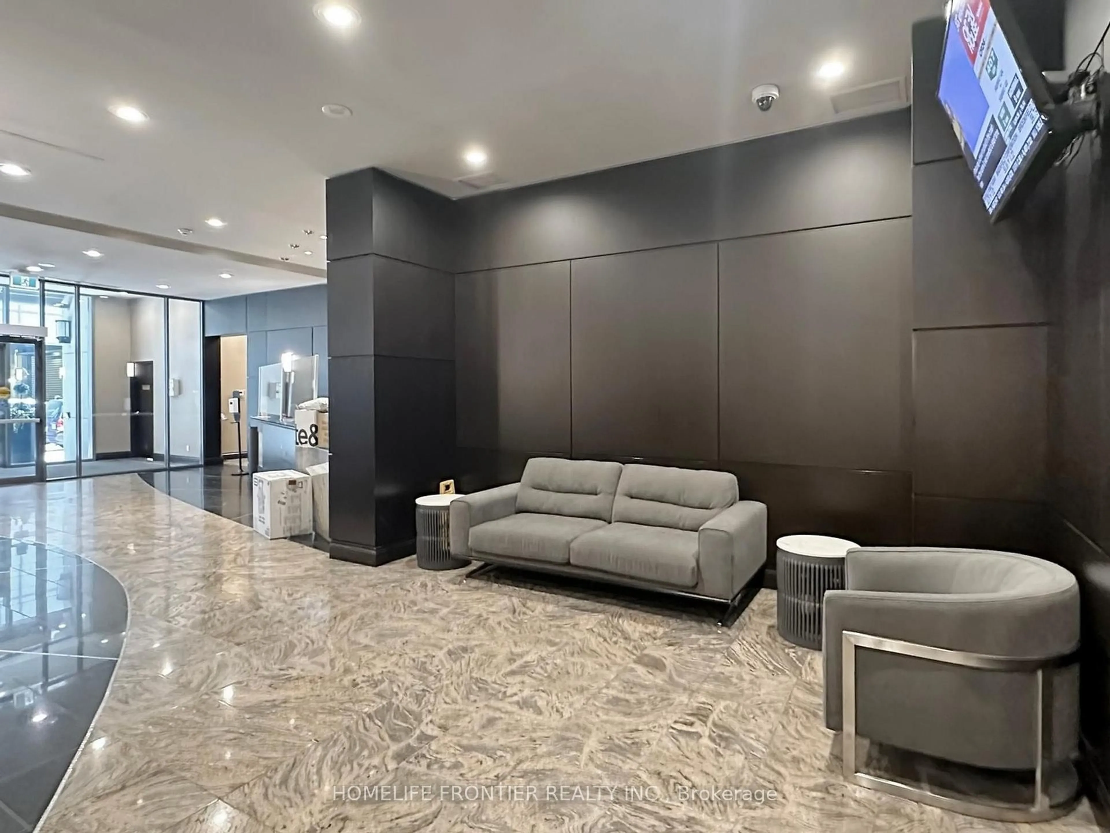 Lobby for 30 Grand Trunk Cres #1812, Toronto Ontario M5J 3A4