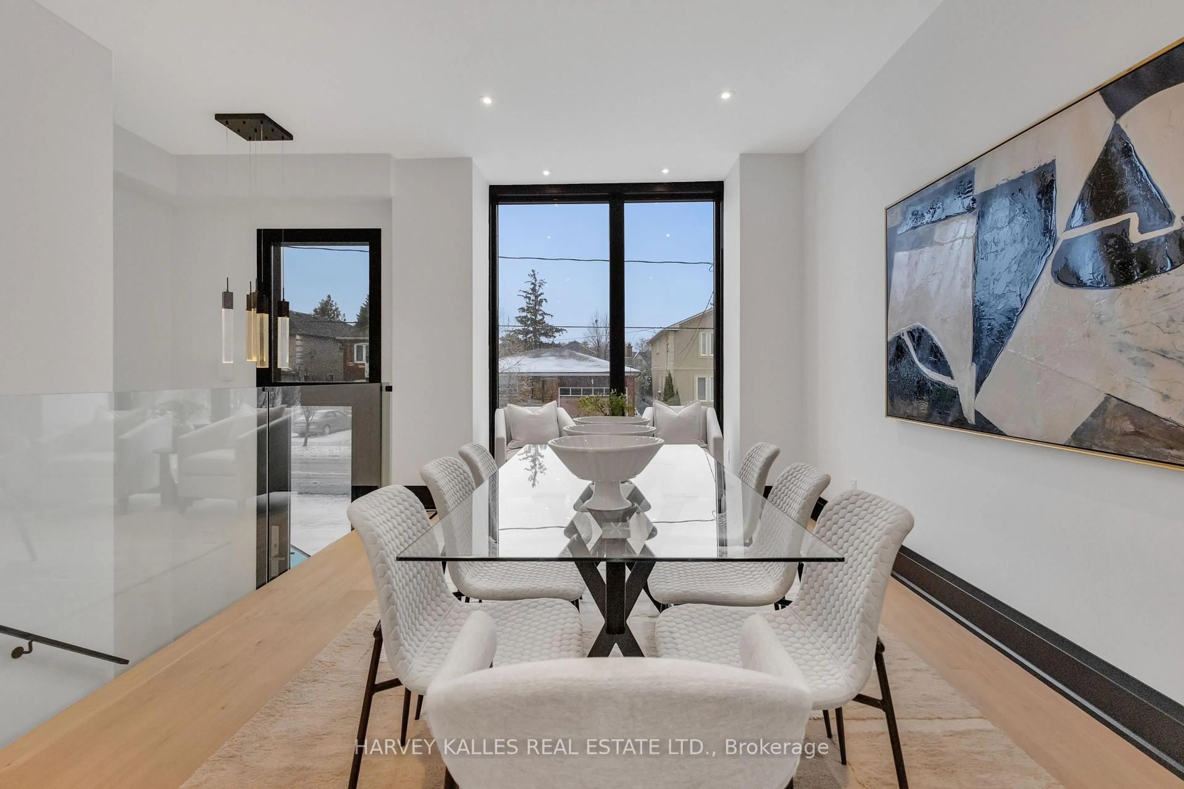 Dining room, ceramic/tile floor for 681 Glencairn Ave, Toronto Ontario M6B 1Z8