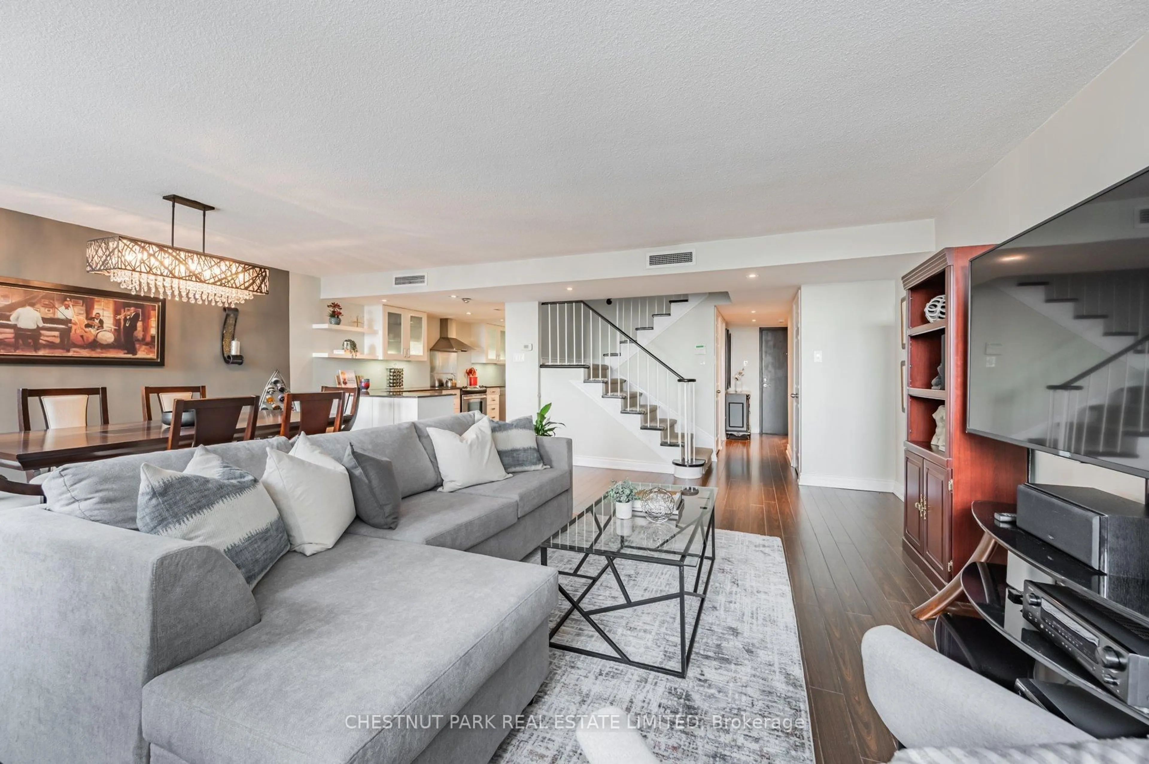 Living room with furniture, unknown for 360 Bloor St #PH1, Toronto Ontario M4M 3M3