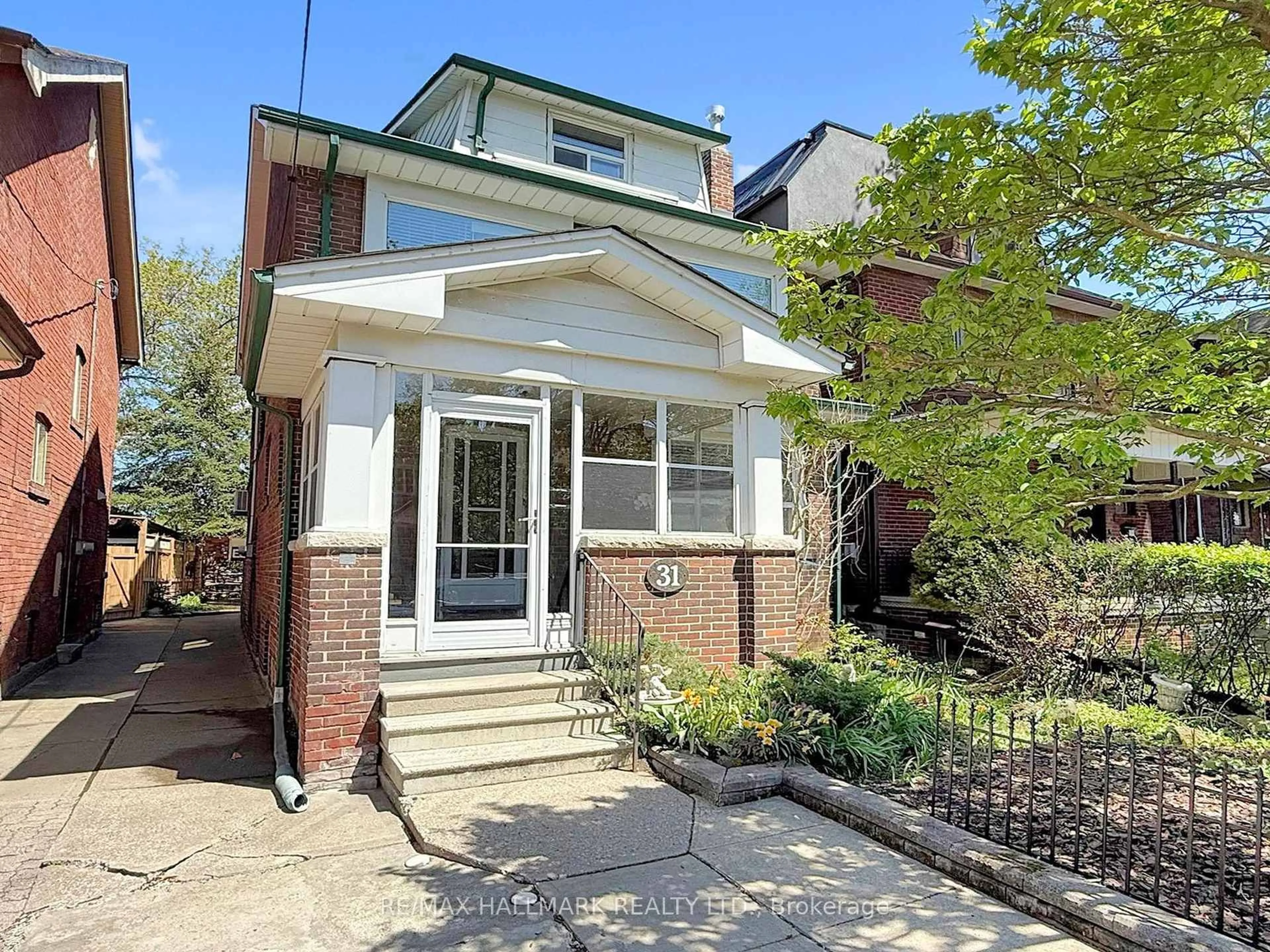 Home with brick exterior material, street for 31 Robina Ave, Toronto Ontario M6C 3Y5