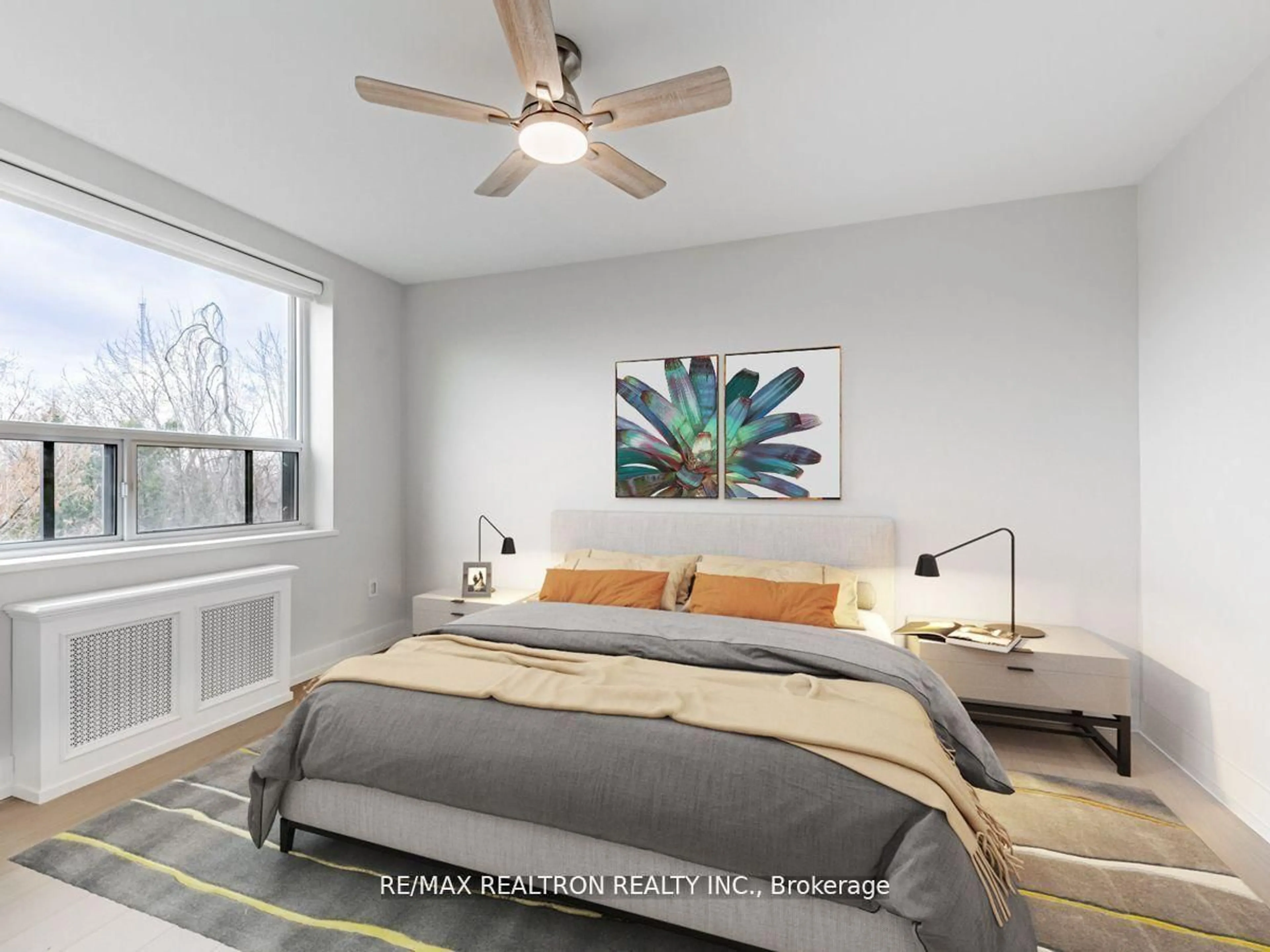 Bedroom with bed, unknown for 78 Warren Rd #501, Toronto Ontario M4V 2R6