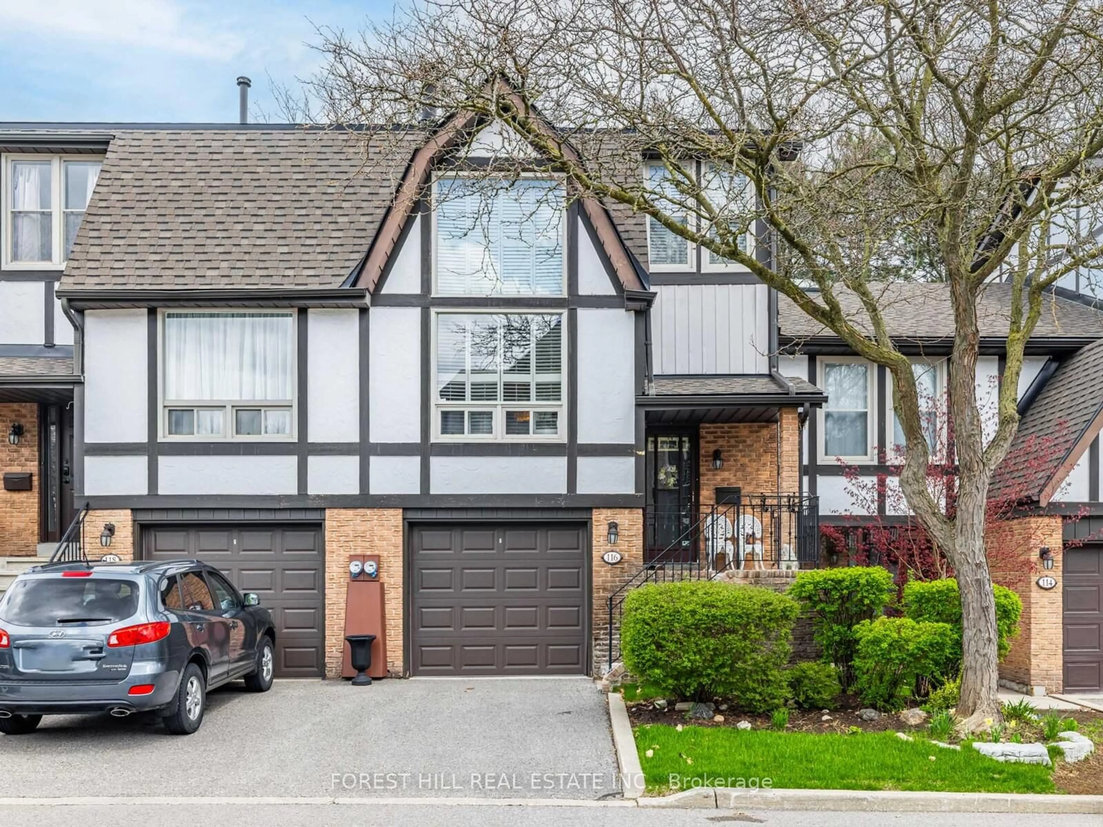 Home with brick exterior material, street for 116 English Ivy Way #53, Toronto Ontario M2H 3M4