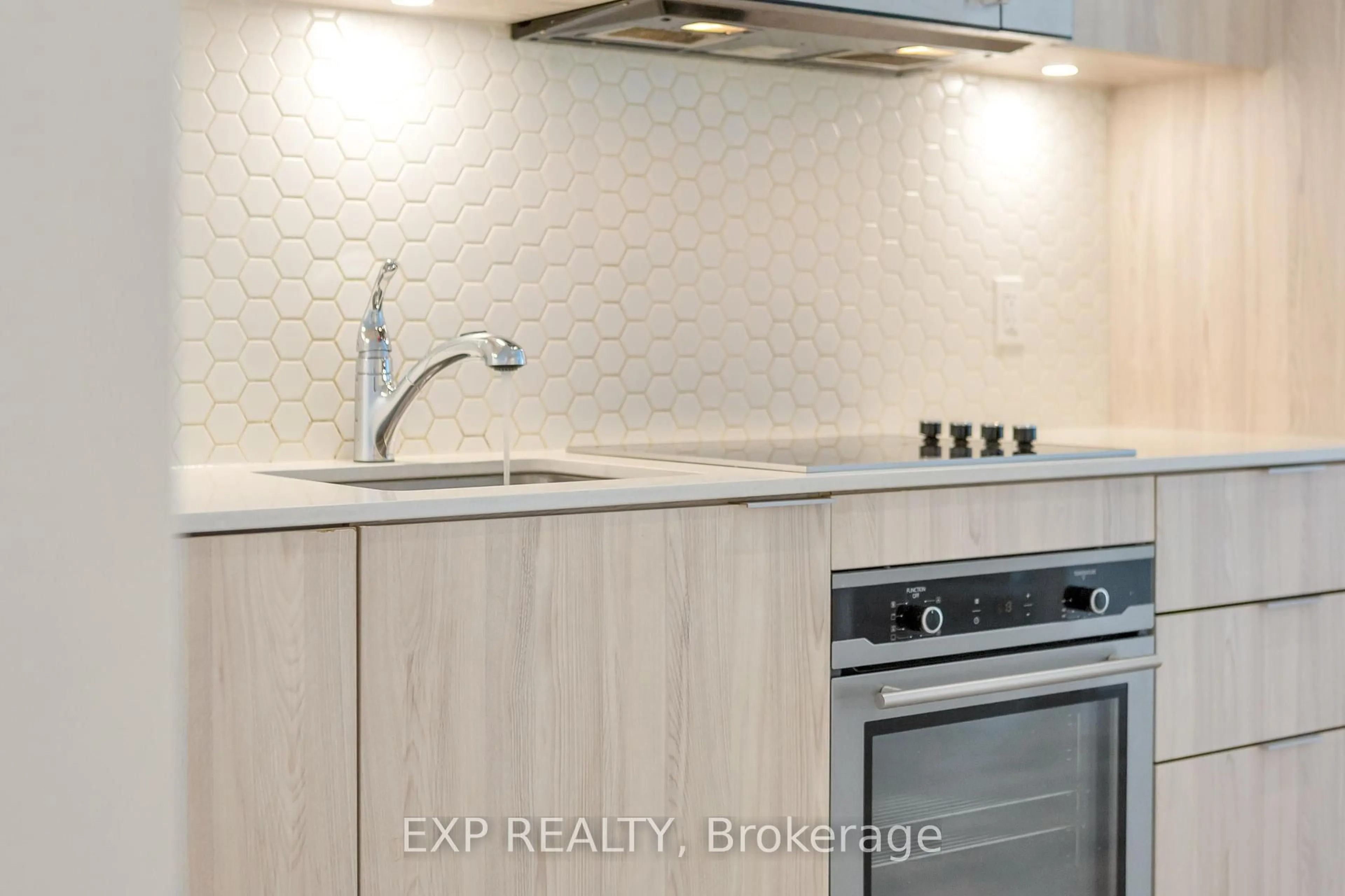 Standard kitchen, ceramic/tile floor for 50 Ordnance St #2404, Toronto Ontario M6K 0C9
