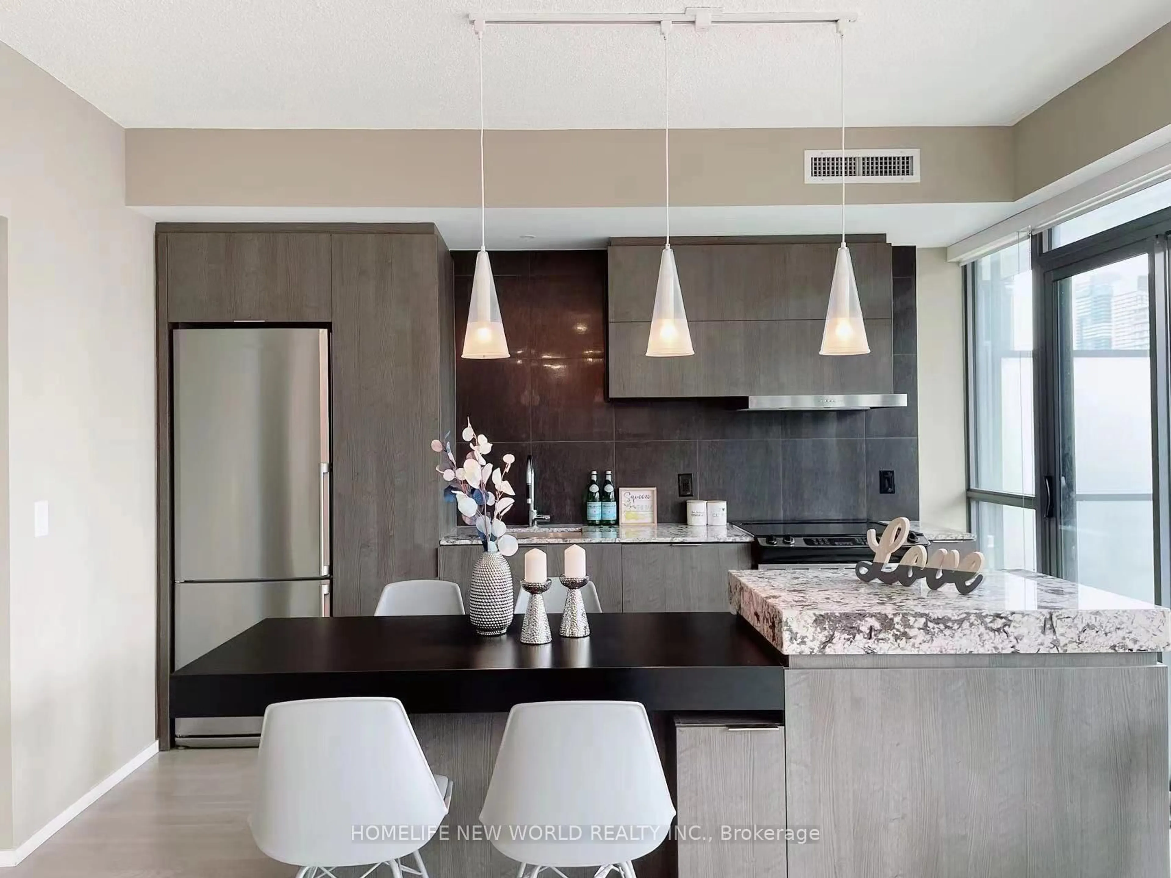 Contemporary kitchen, unknown for 101 Charles St #1705, Toronto Ontario M4Y 1V2
