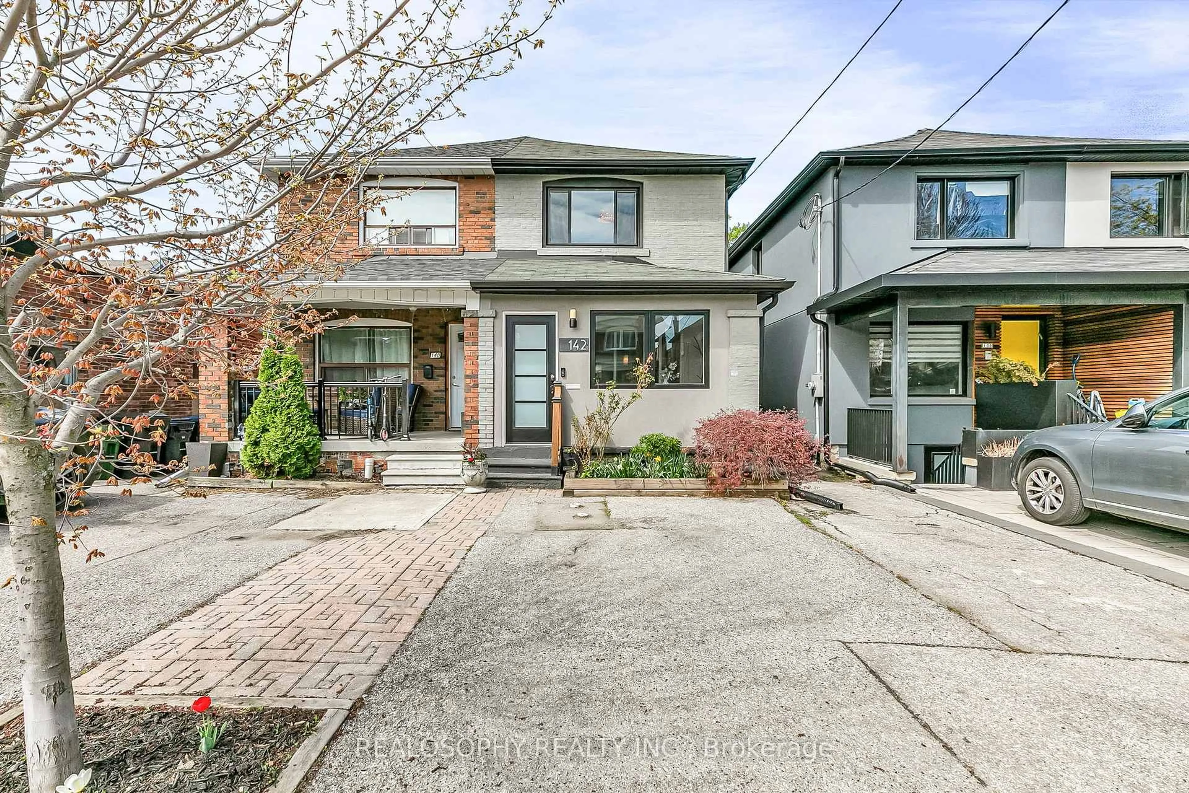 Home with brick exterior material, street for 142 Atlas Ave, Toronto Ontario M6C 3P5