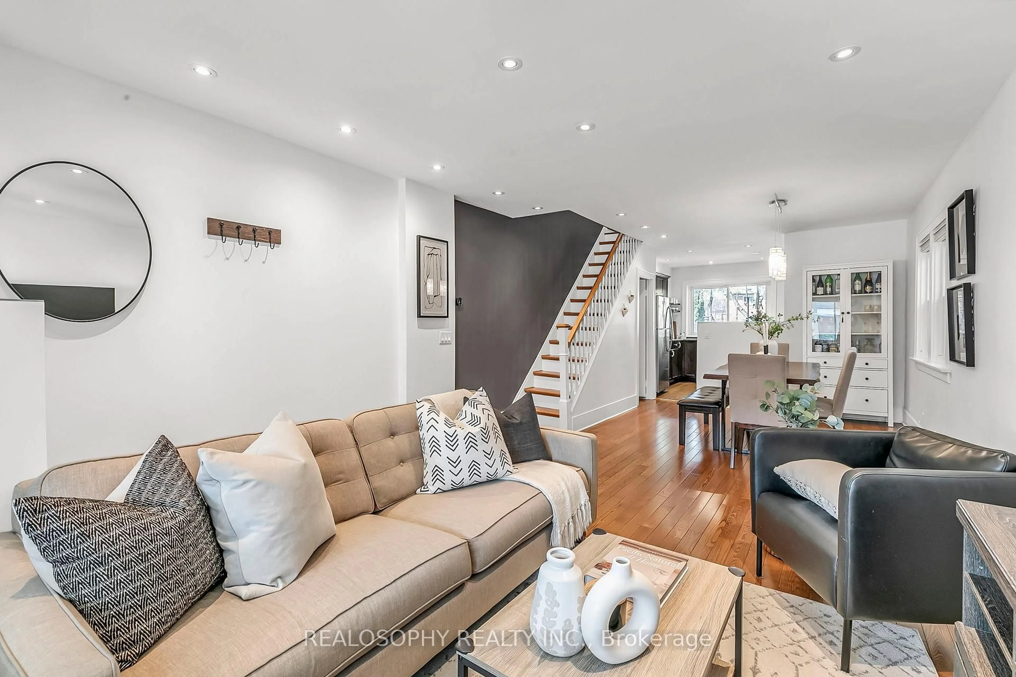 Living room with furniture, unknown for 142 Atlas Ave, Toronto Ontario M6C 3P5