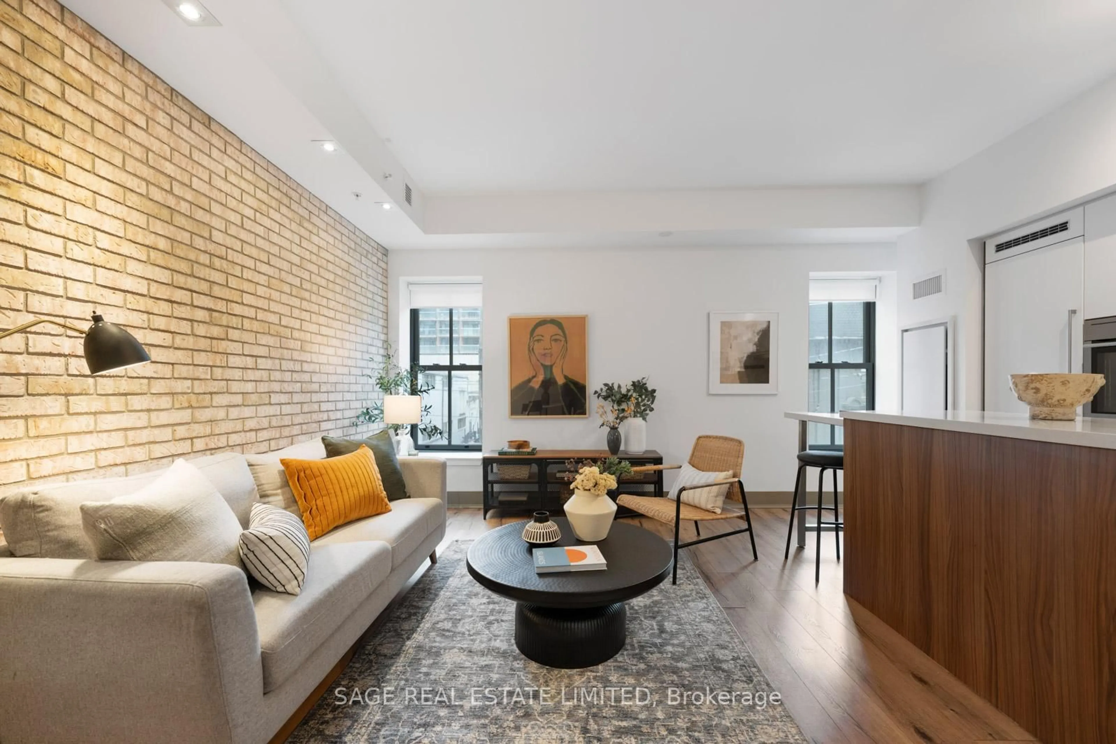 Living room with furniture, unknown for 39 Sherbourne St #204, Toronto Ontario M5A 0L8