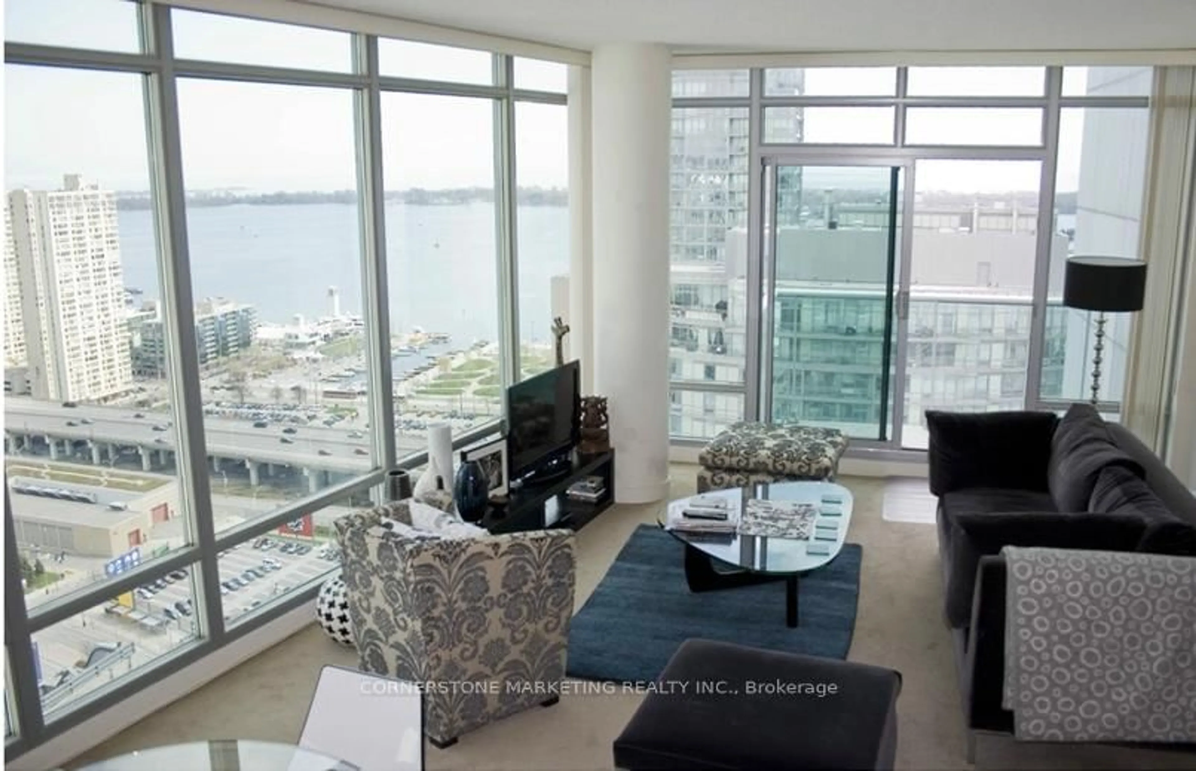 Living room with furniture, unknown for 81 Navy Wharf Crt #3703, Toronto Ontario M5V 3S2