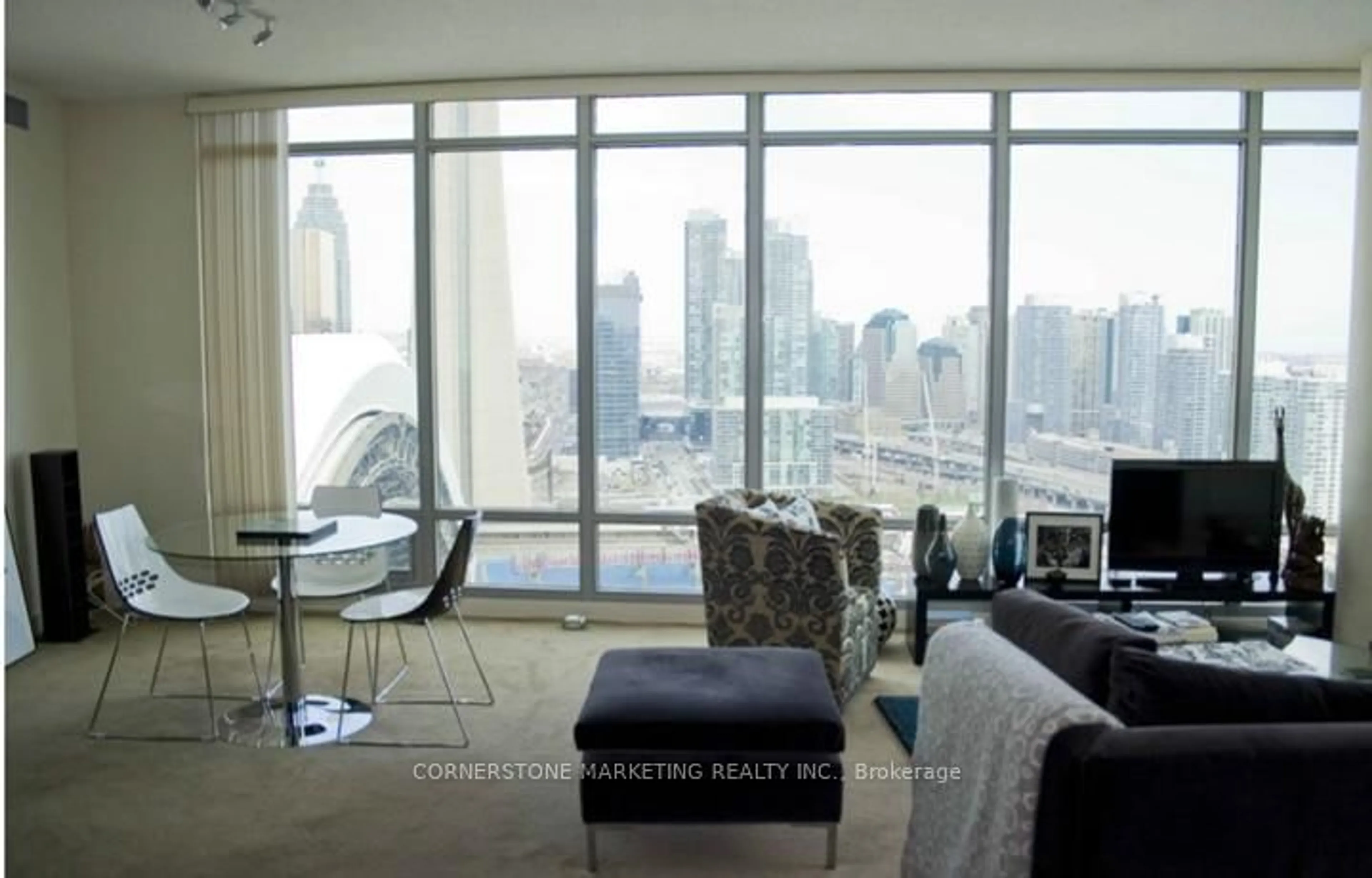 Living room with furniture, unknown for 81 Navy Wharf Crt #3703, Toronto Ontario M5V 3S2