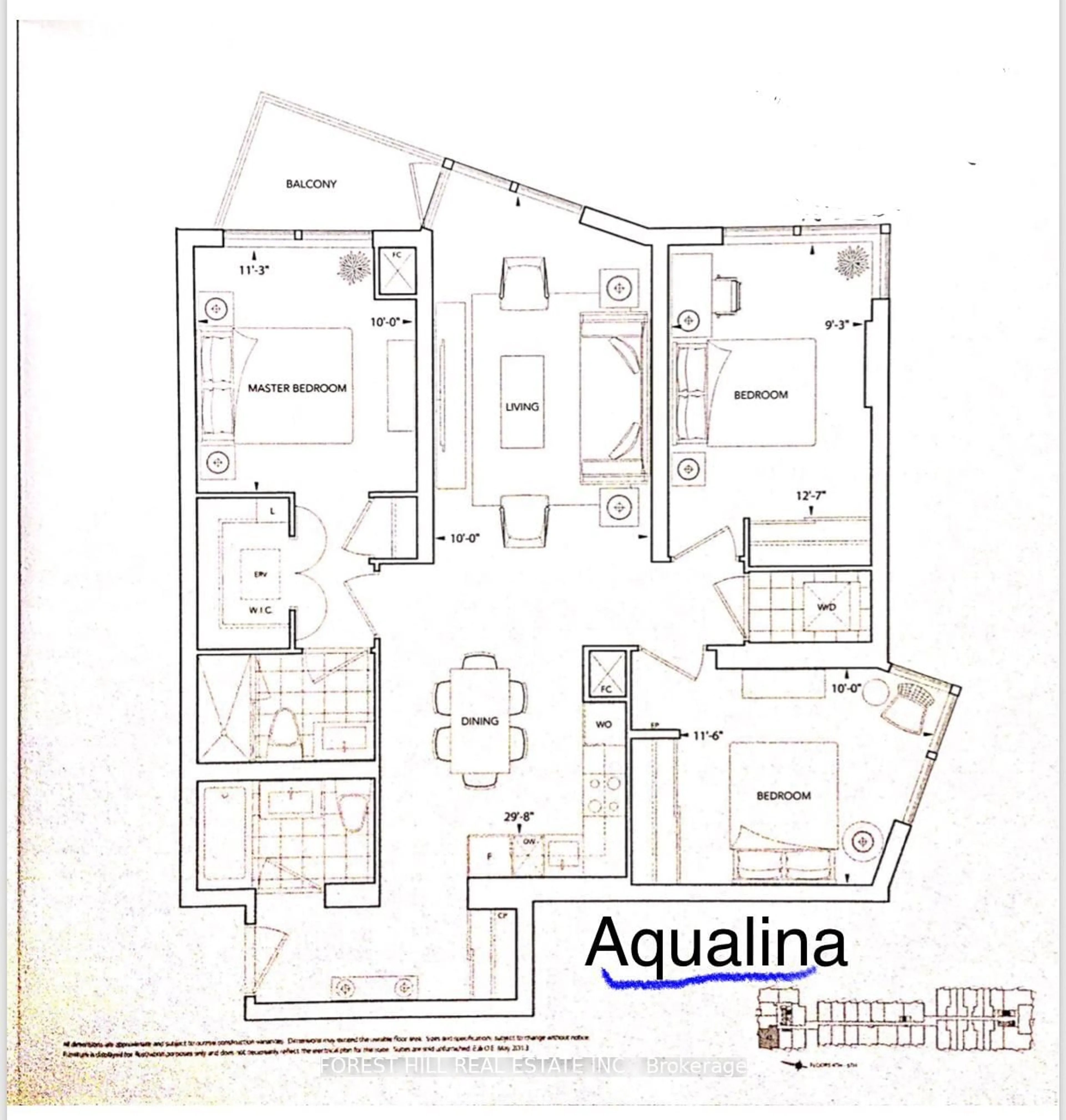 Floor plan for 15 Merchants' Wharf N/A #642, Toronto Ontario M5A 0N8