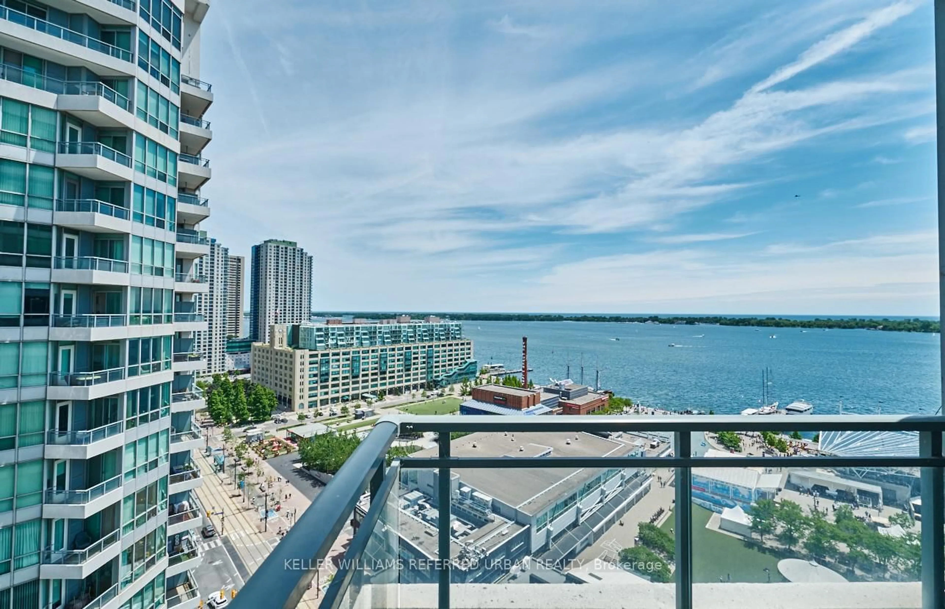 Patio, water/lake/river/ocean view for 230 Queens Quay #2117, Toronto Ontario M5J 2Y7