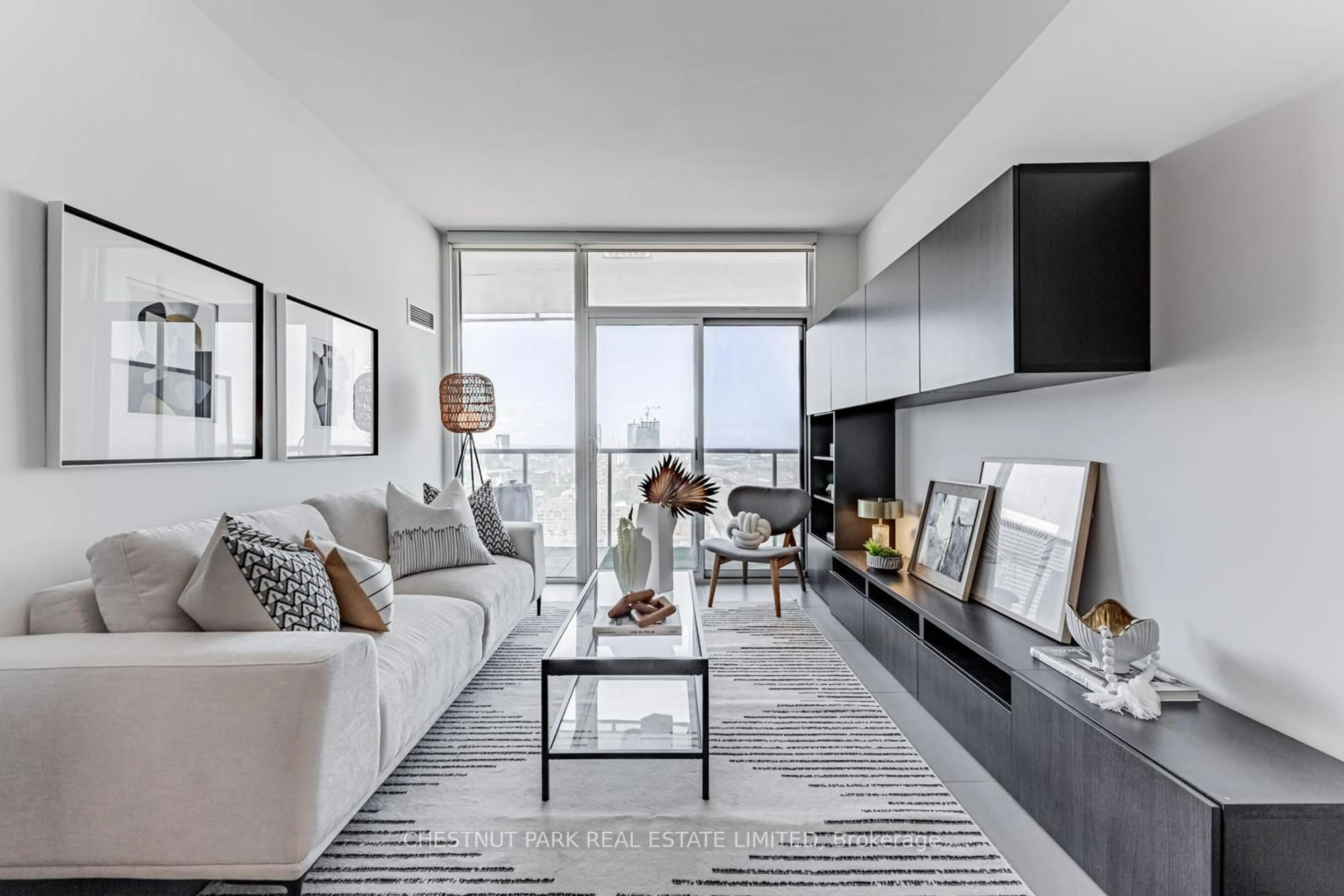 Living room with furniture, unknown for 1 Market St #2206, Toronto Ontario M5E 0A3