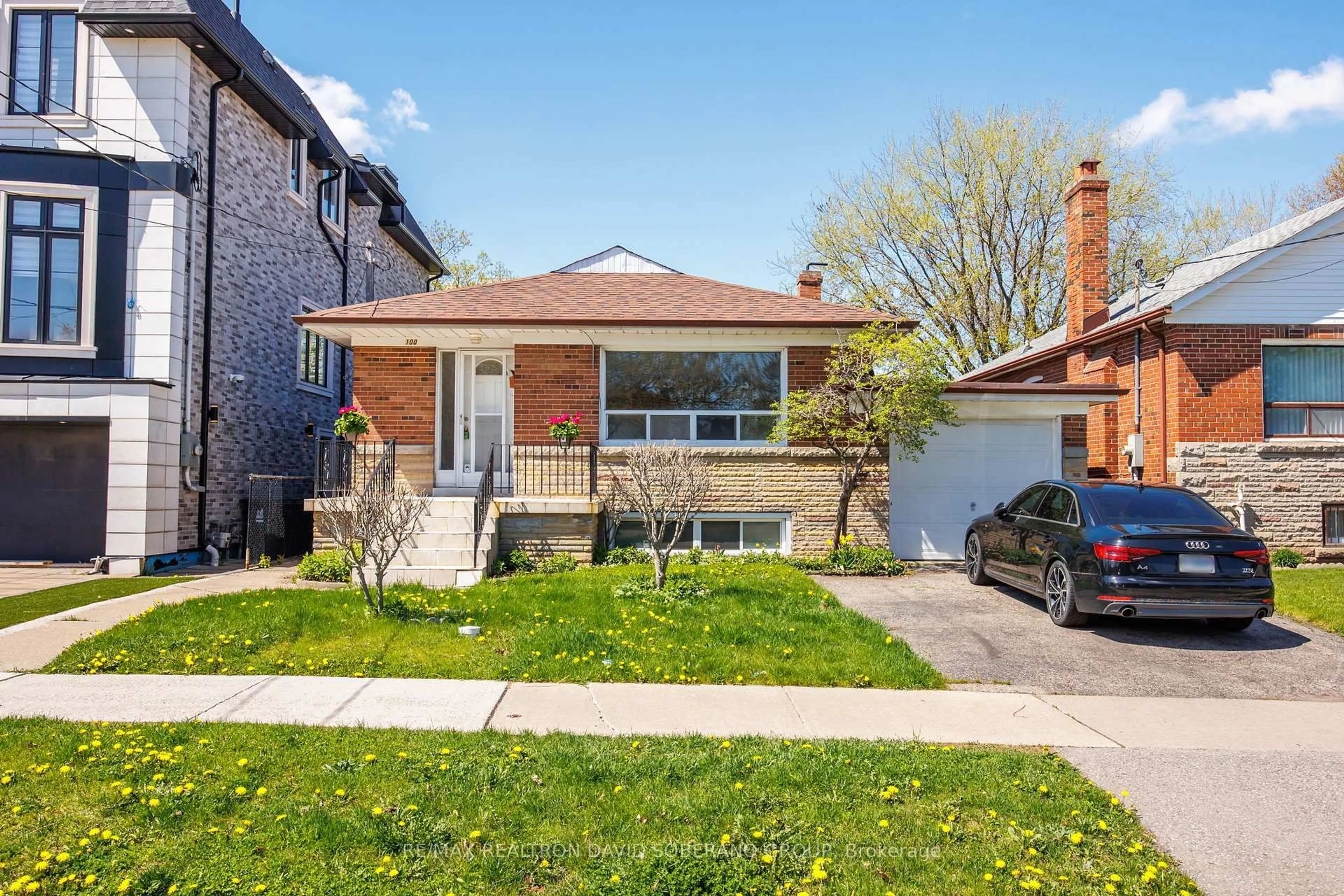 Home with brick exterior material, street for 100 Sultana Ave, Toronto Ontario M6A 1T3