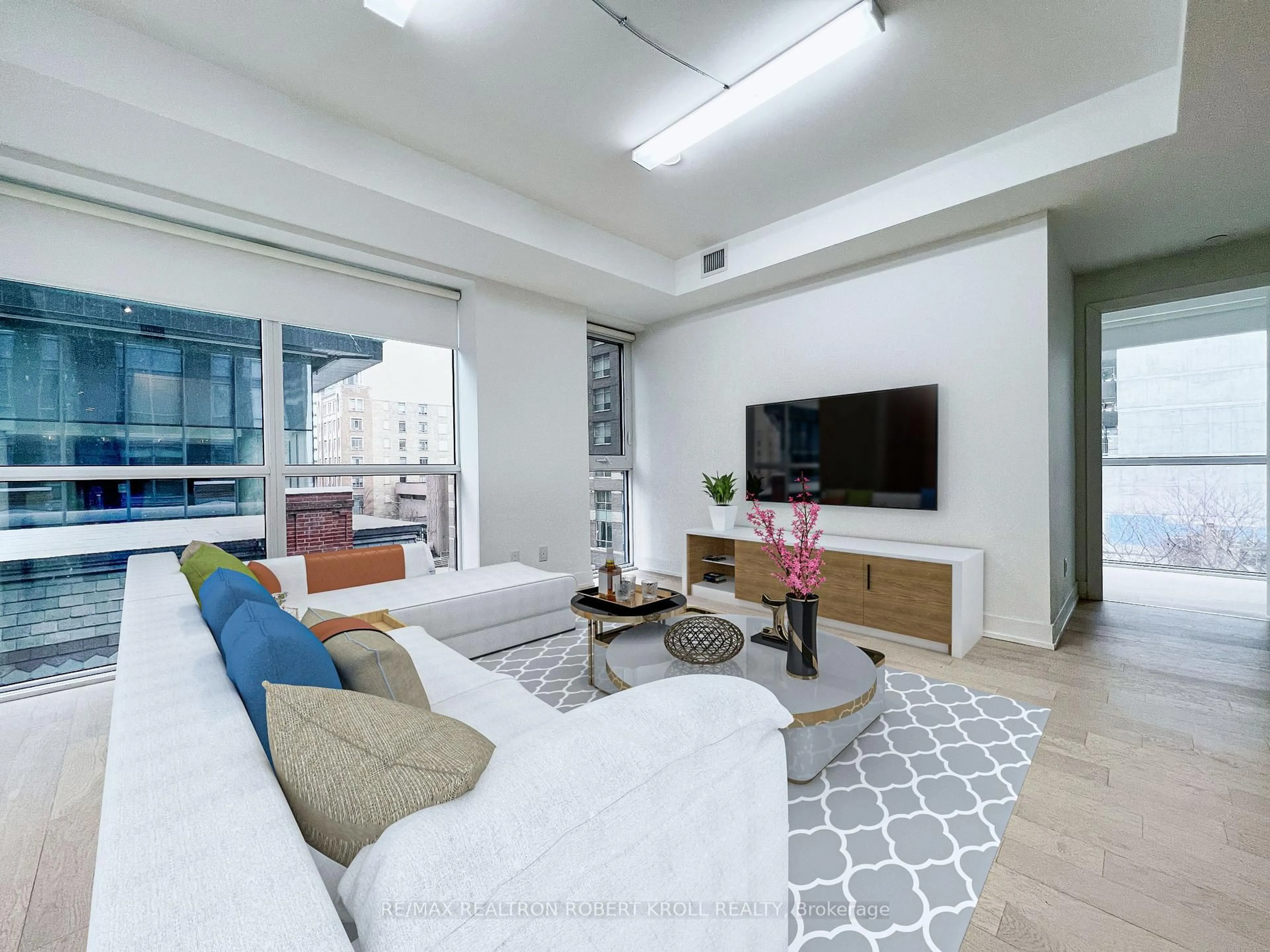Living room with furniture, unknown for 7 Grenville St #522&622, Toronto Ontario M4Y 0E9