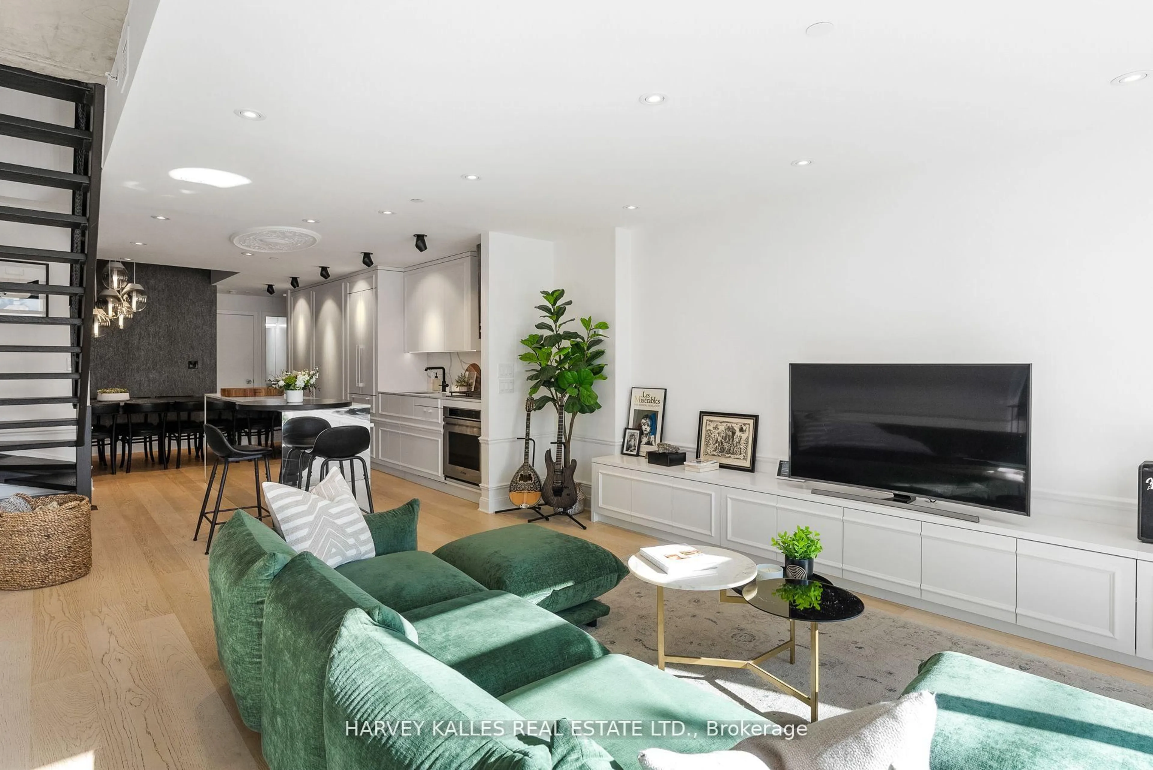 Living room with furniture, unknown for 205 Manning Ave #104, Toronto Ontario M6J 0E2