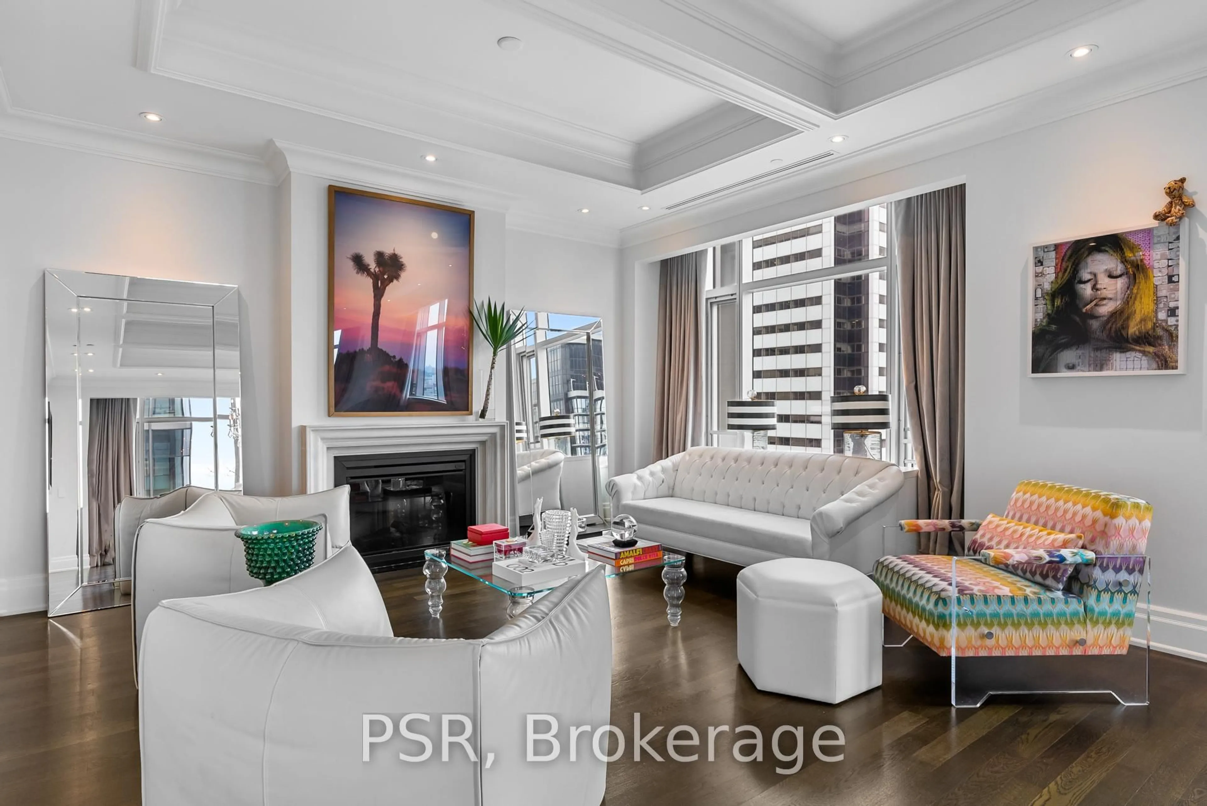 Living room with furniture, unknown for 311 Bay St #3901, Toronto Ontario M5H 4G5