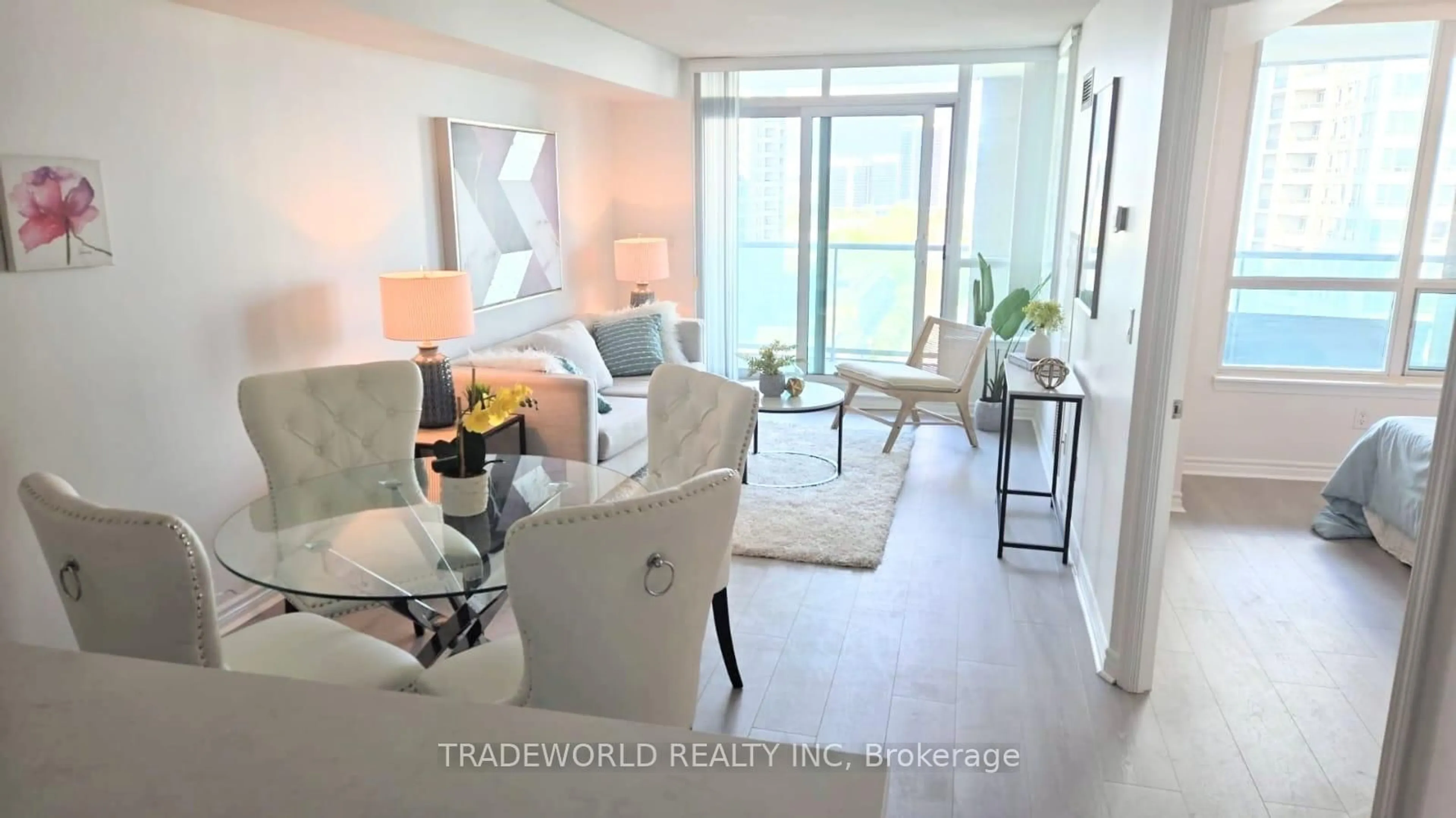 Living room with furniture, unknown for 17 Barberry Pl #1105, Toronto Ontario M2K 3E2