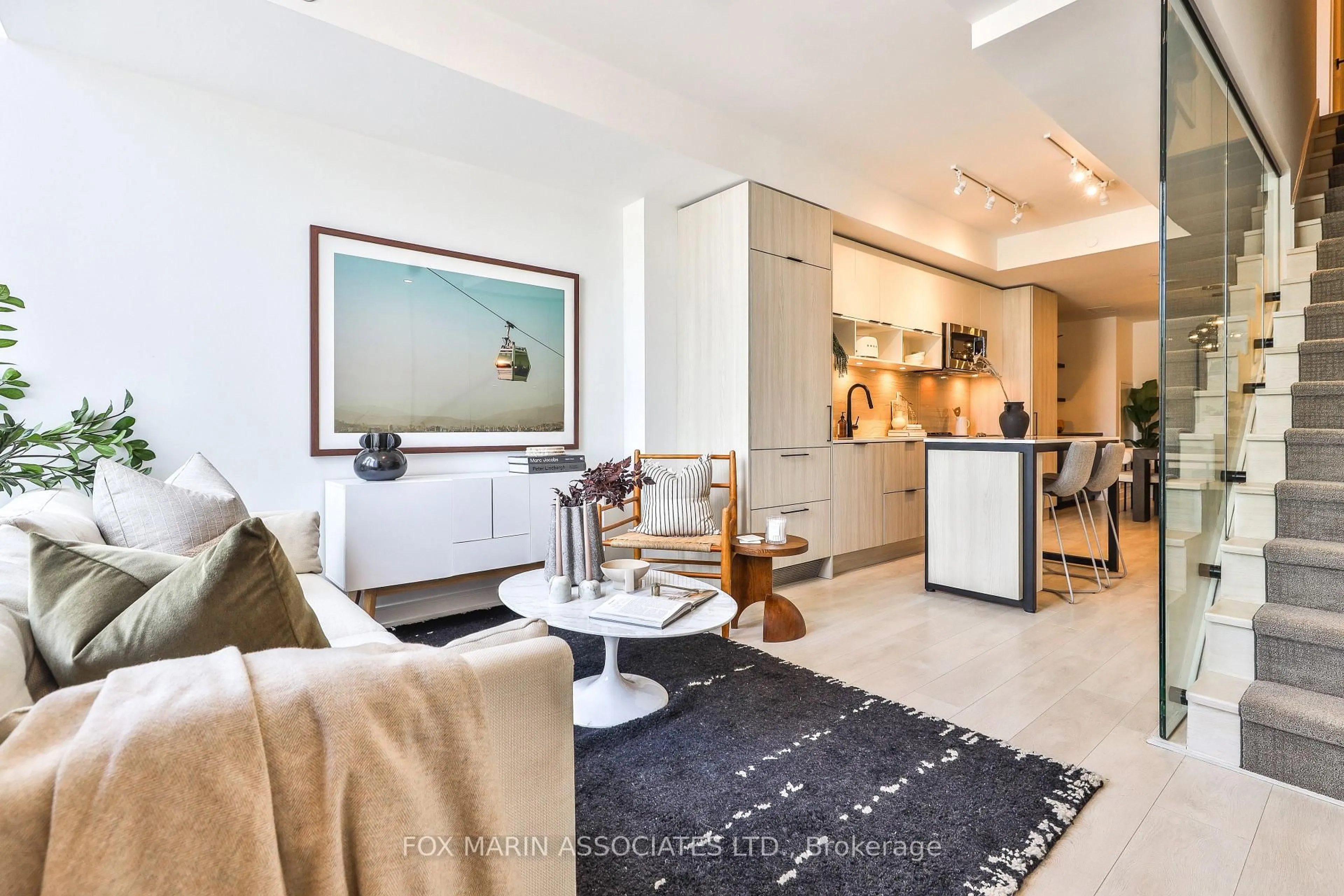 Living room with furniture, unknown for 180 Mill St #S115, Toronto Ontario M5A 0V7