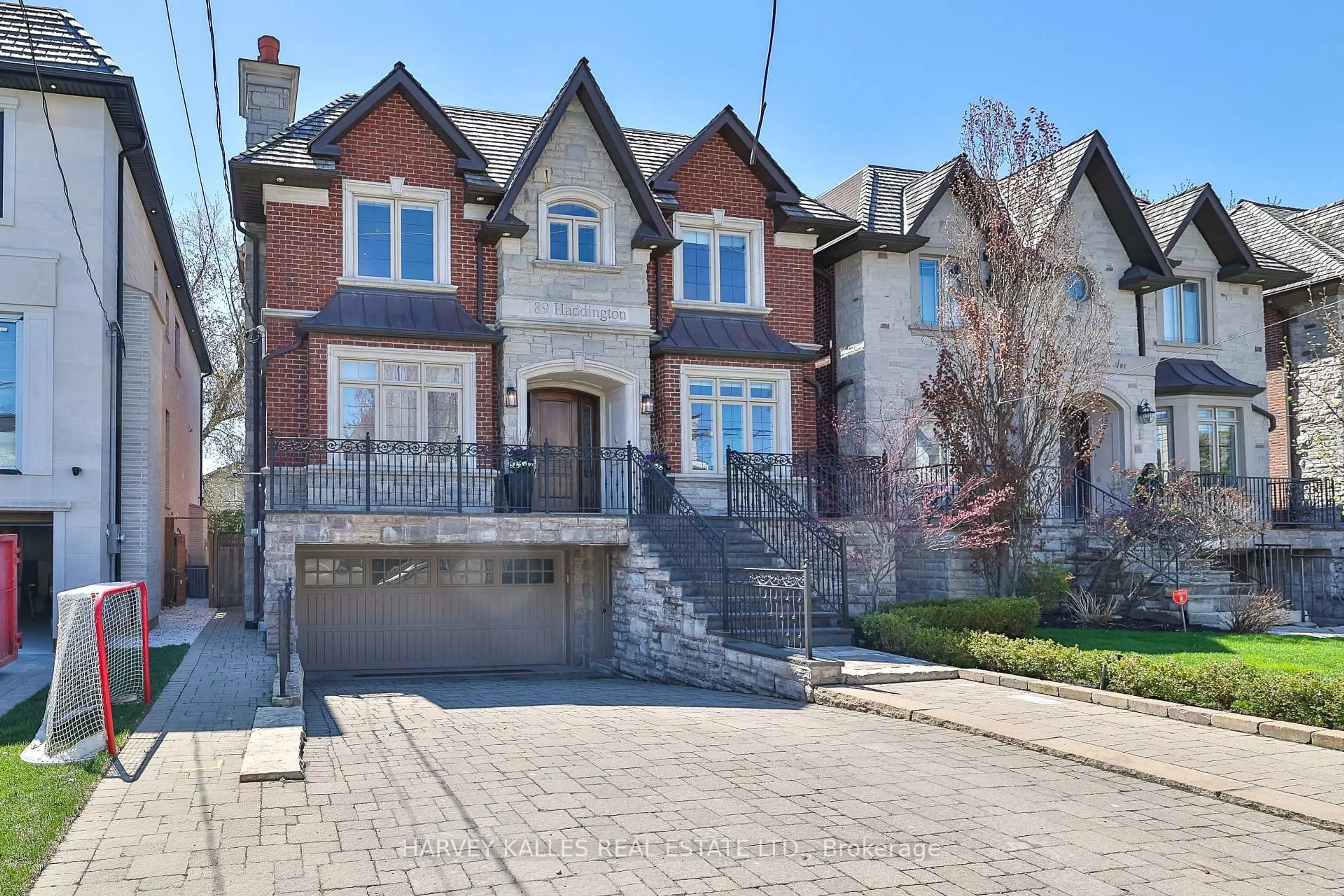 Home with brick exterior material, street for 189 Haddington Ave, Toronto Ontario M5M 2P7