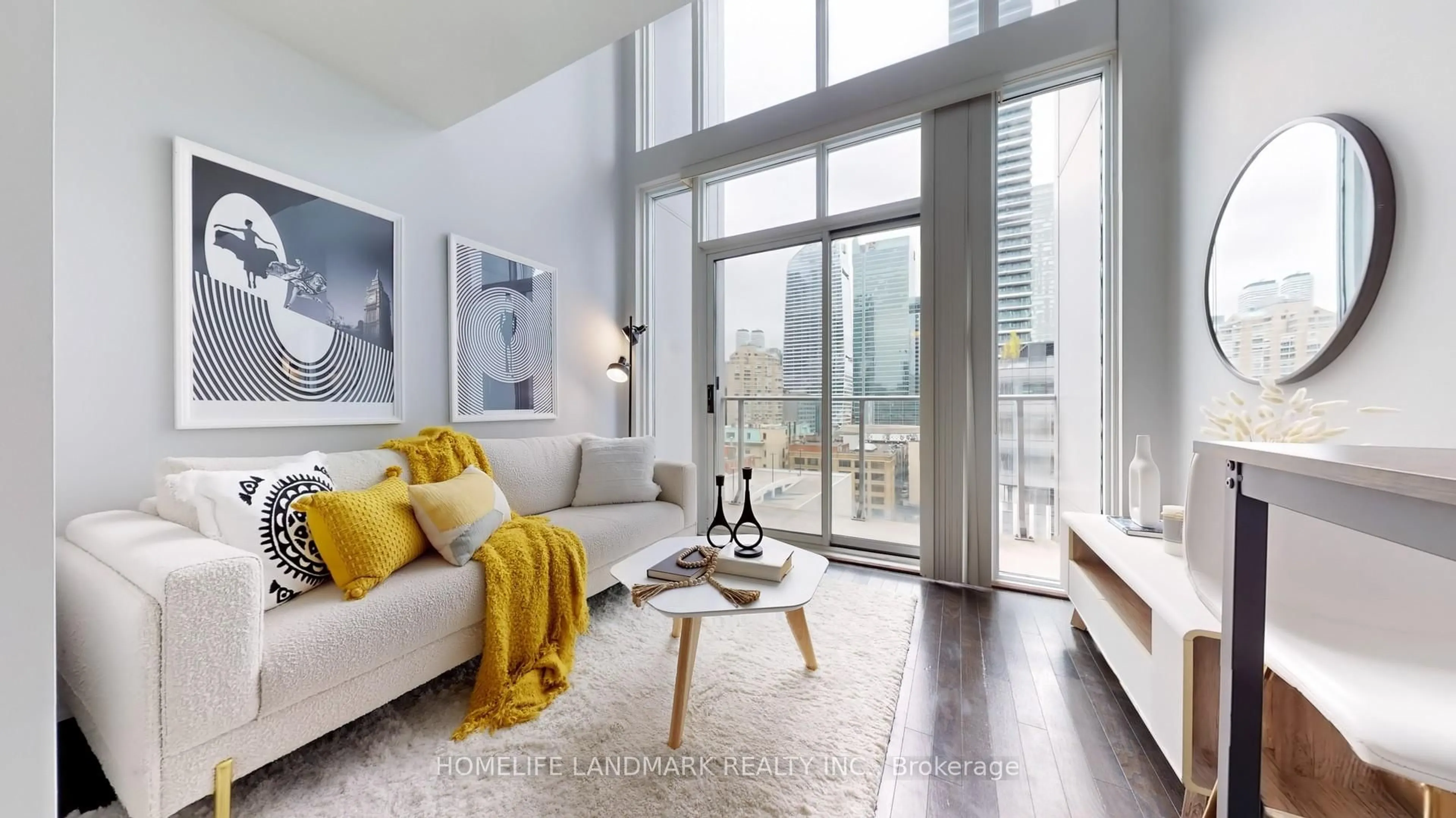 Living room with furniture, unknown for 21 Nelson St #Lph28, Toronto Ontario M5V 3H9