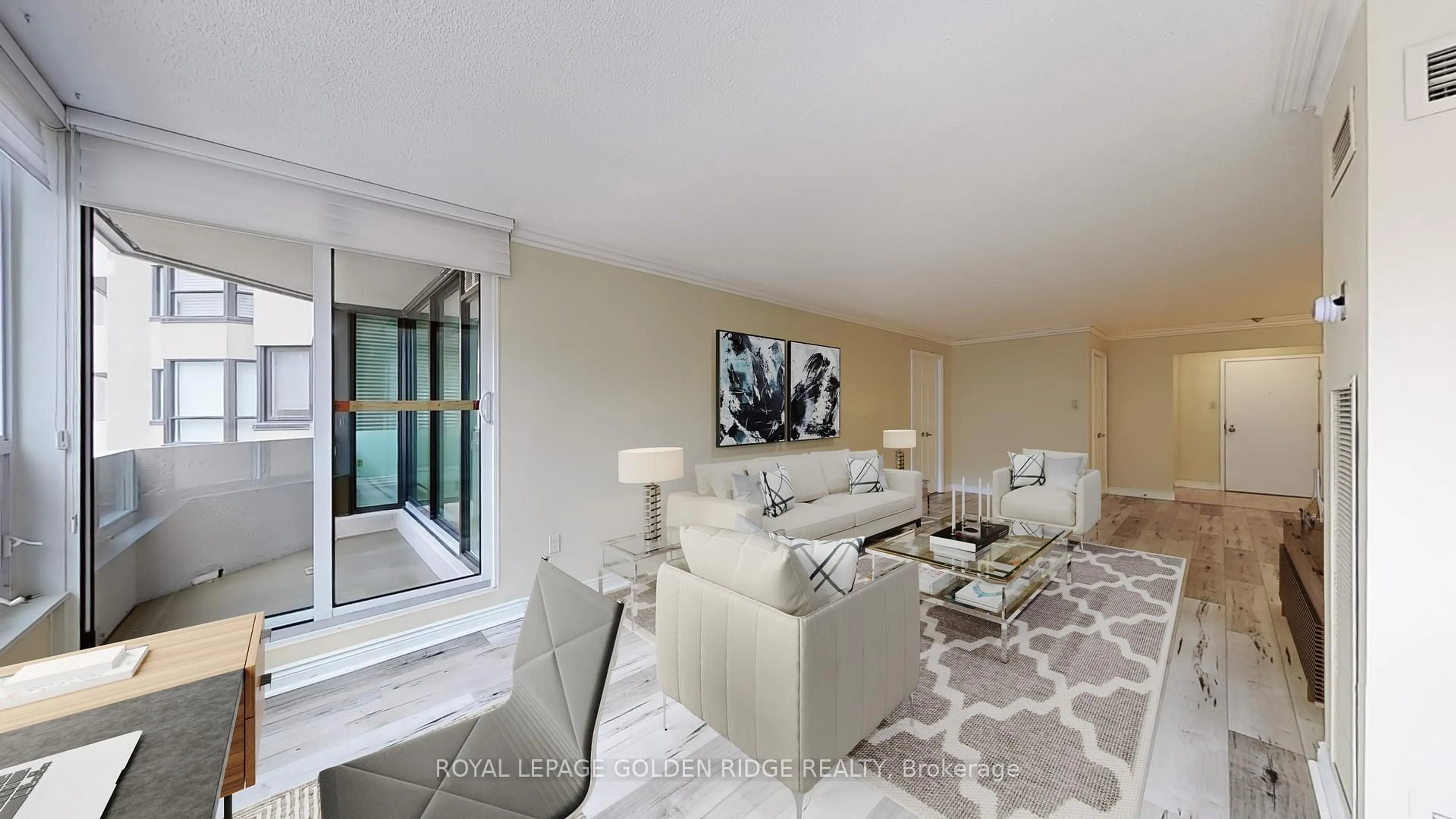 Living room with furniture, unknown for 65 Spring Garden Ave #304, Toronto Ontario M2N 6H9