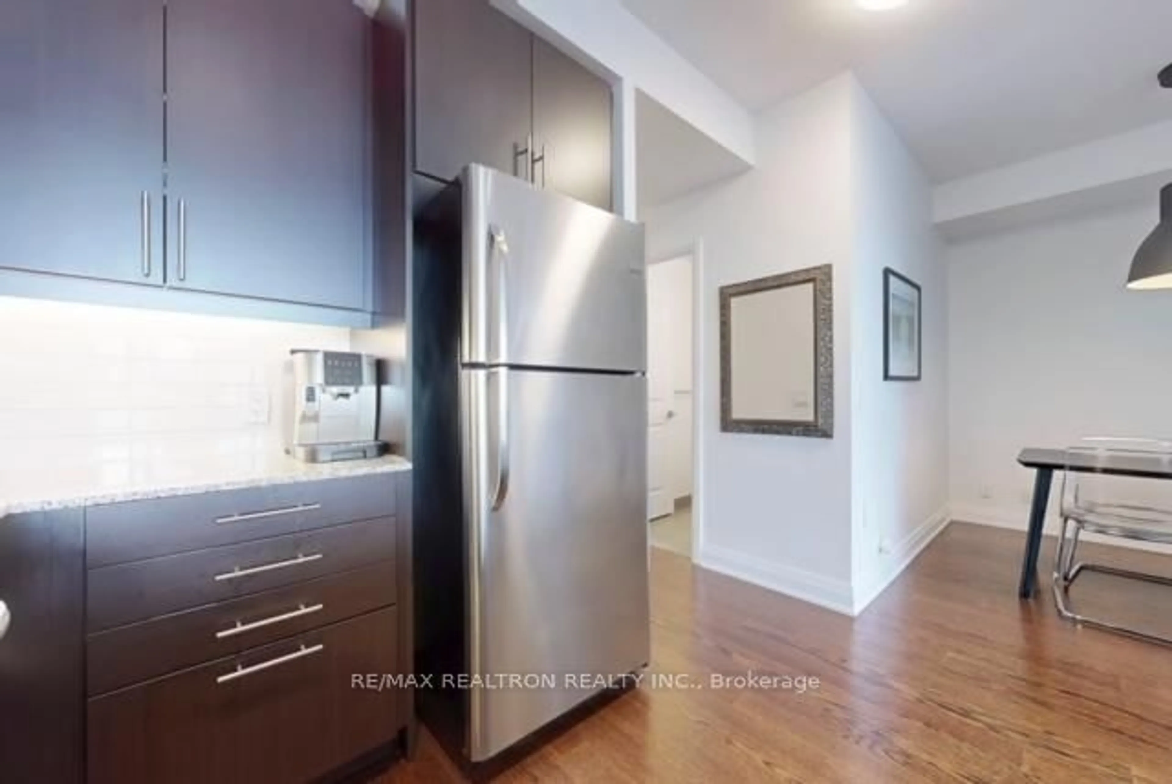 Standard kitchen, wood/laminate floor for 530 St Clair Ave #1701, Toronto Ontario M6C 0A2