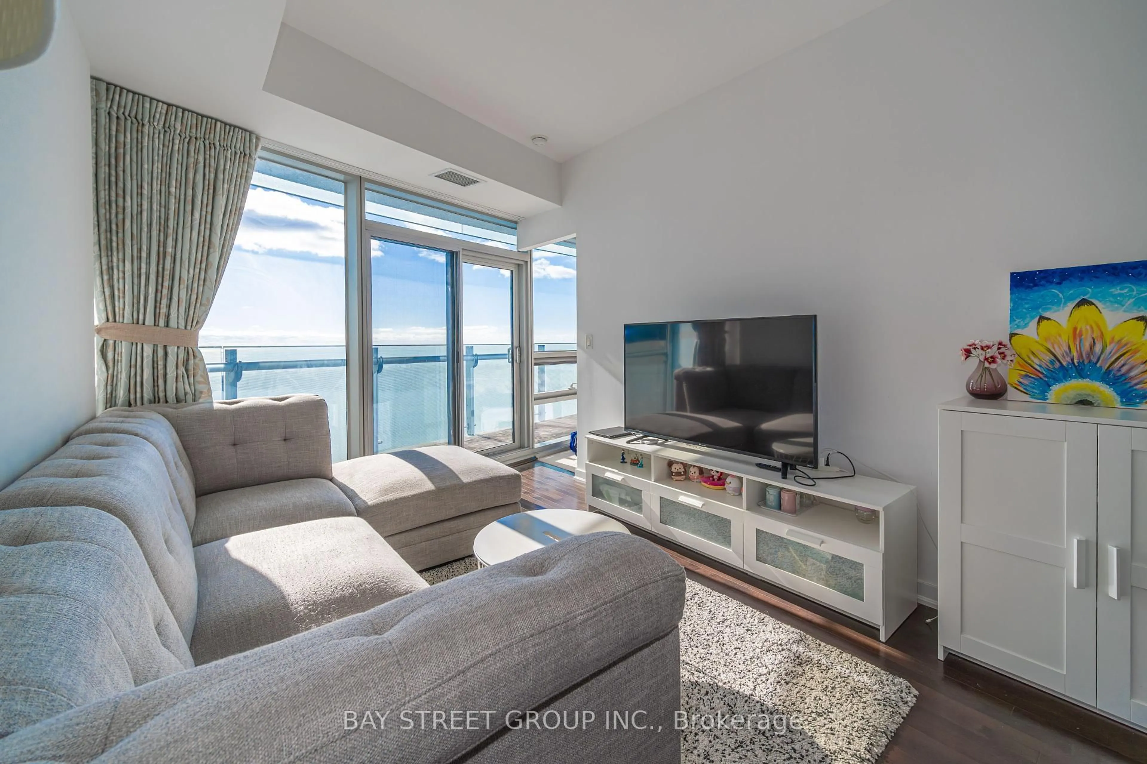 Living room with furniture, unknown for 12 York St #5003, Toronto Ontario M5J 0A9