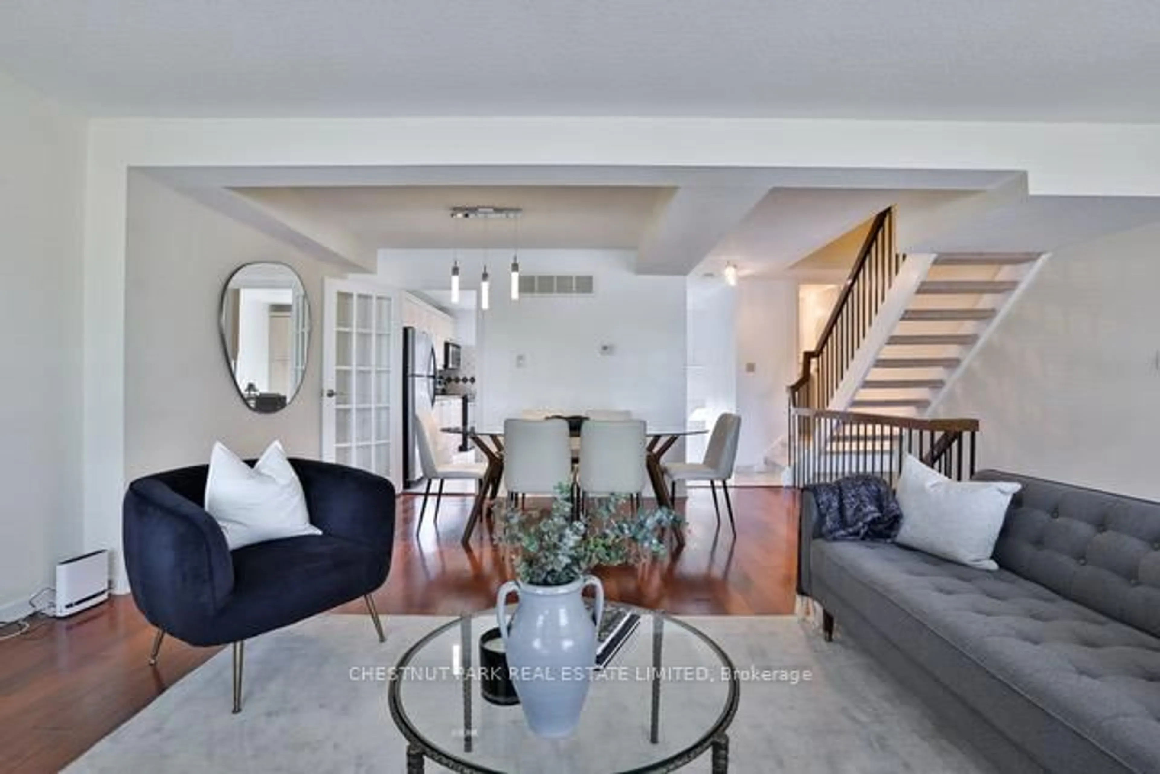 Living room with furniture, unknown for 84 Flaming Roseway N/A, Toronto Ontario M5N 5W8