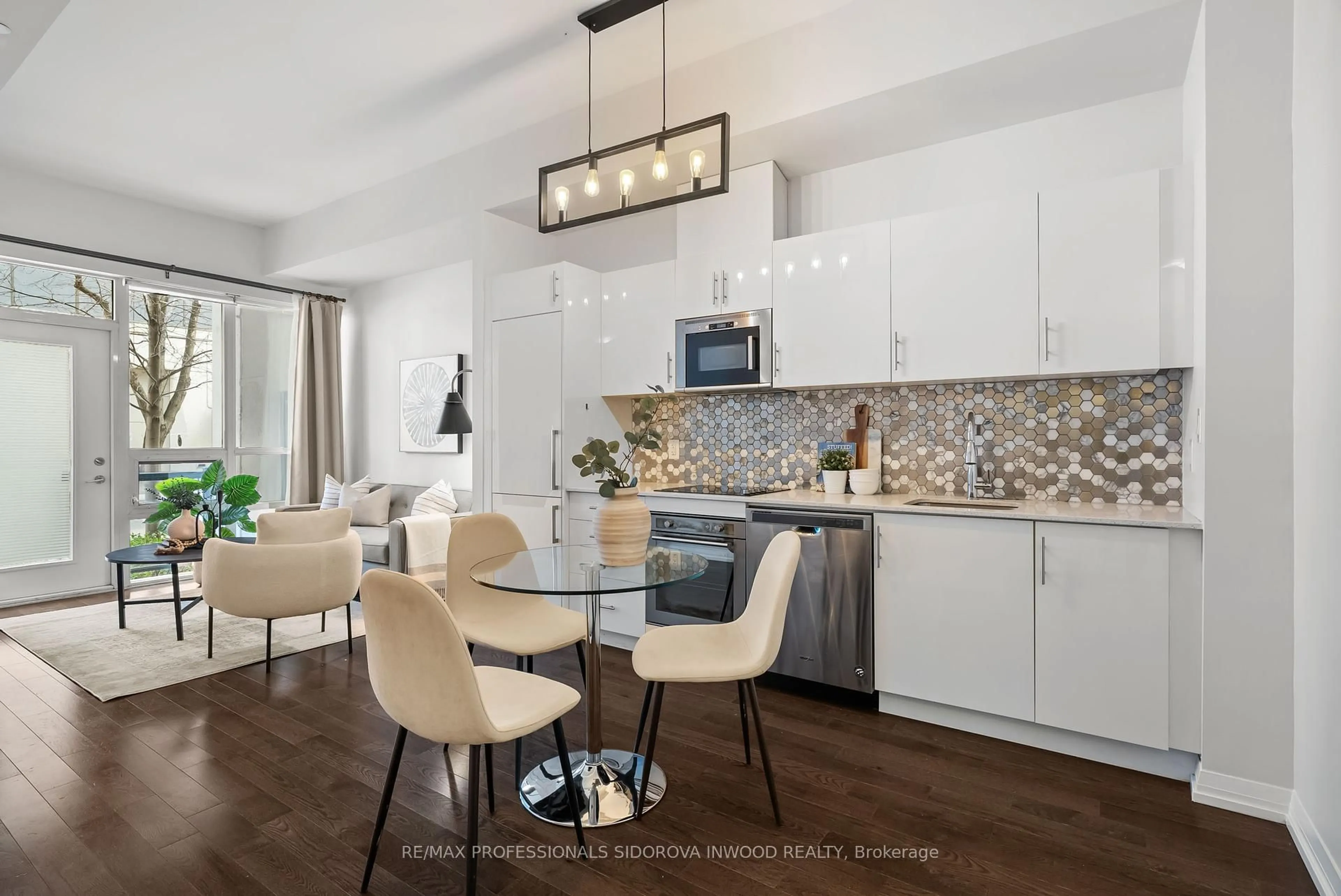 Open concept kitchen, unknown for 460 Adelaide St #102, Toronto Ontario M5A 1N6